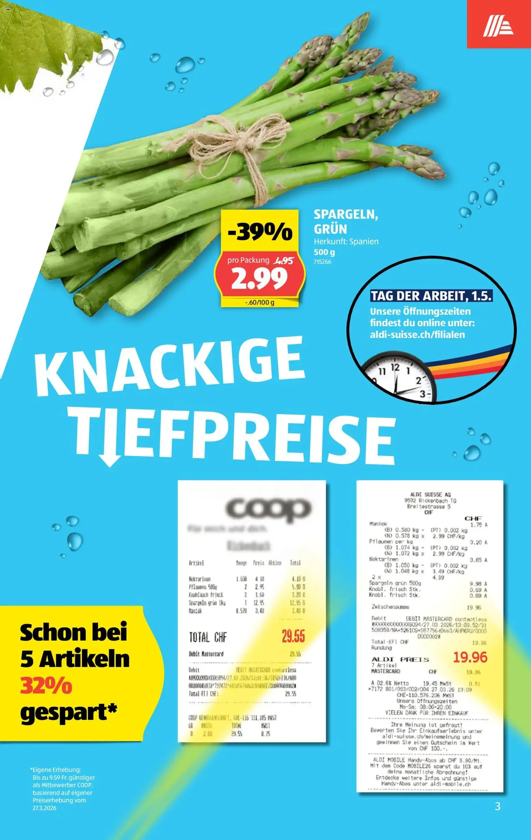 Aldi aktionen - Gültiger Prospekt ab 30.04.2026, Seite 3 von insgesamt 35