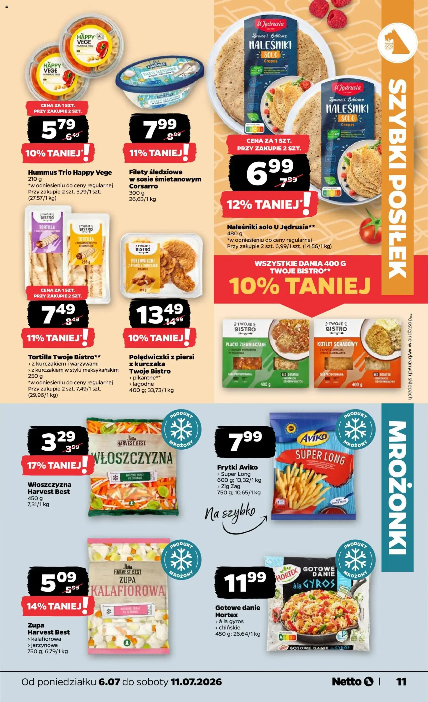 Netto gazetka od poniedziałku spożywcza - ważny gazetka od 06.07.2026 strona 11 z 35