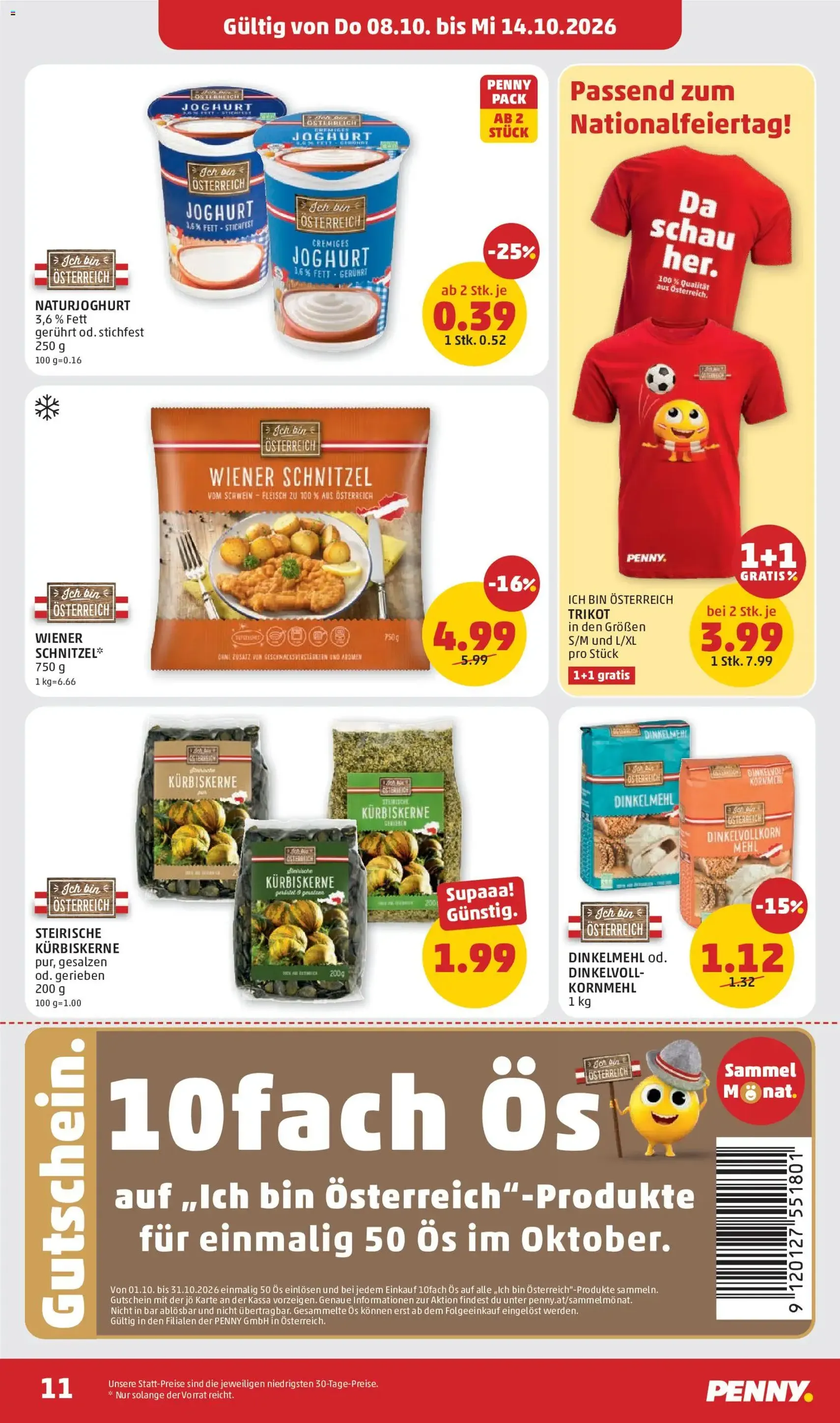 Penny Markt Flugblatt - Gültiger Prospekt ab 04.10.2026, Seite 11 von insgesamt 32