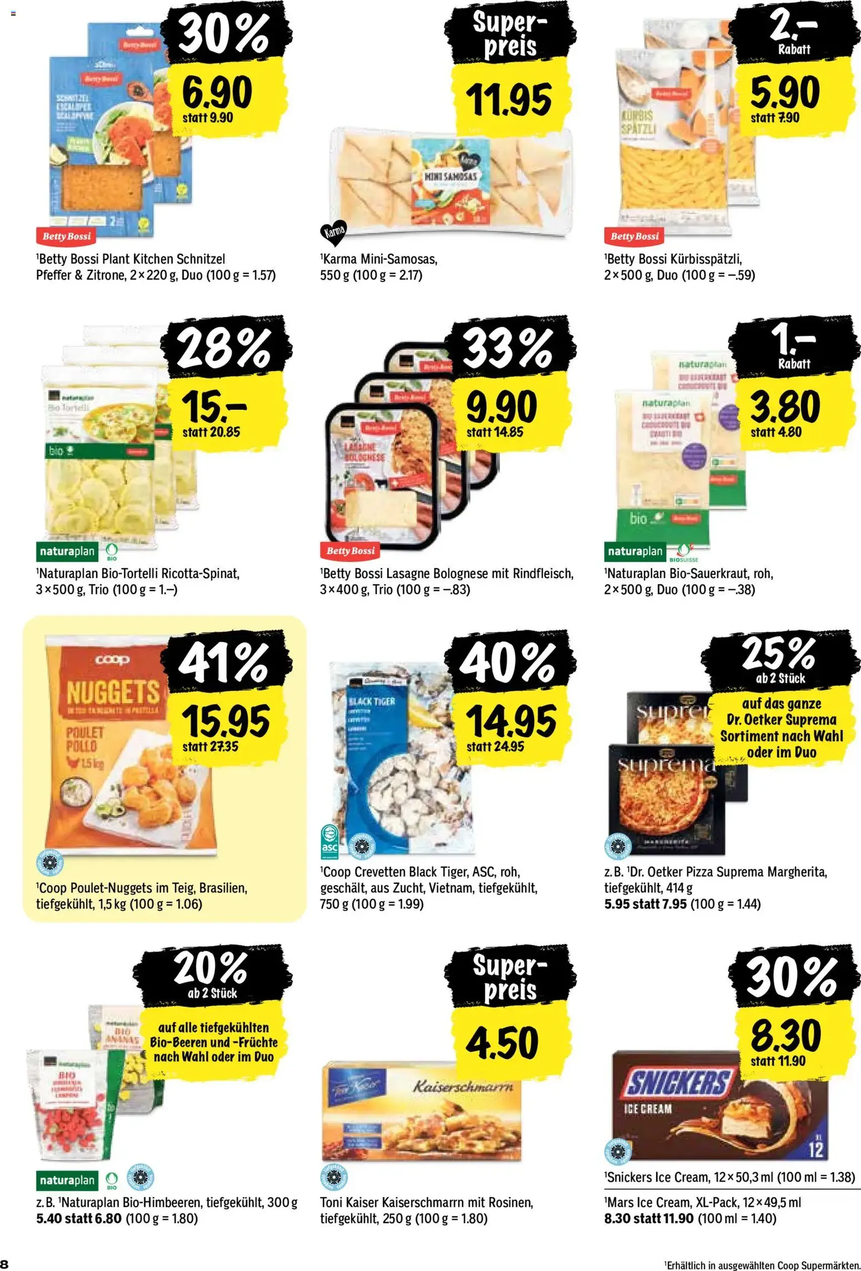 Coop aktionen - Gültiger Prospekt ab 29.10.2026, Seite 8 von insgesamt 28