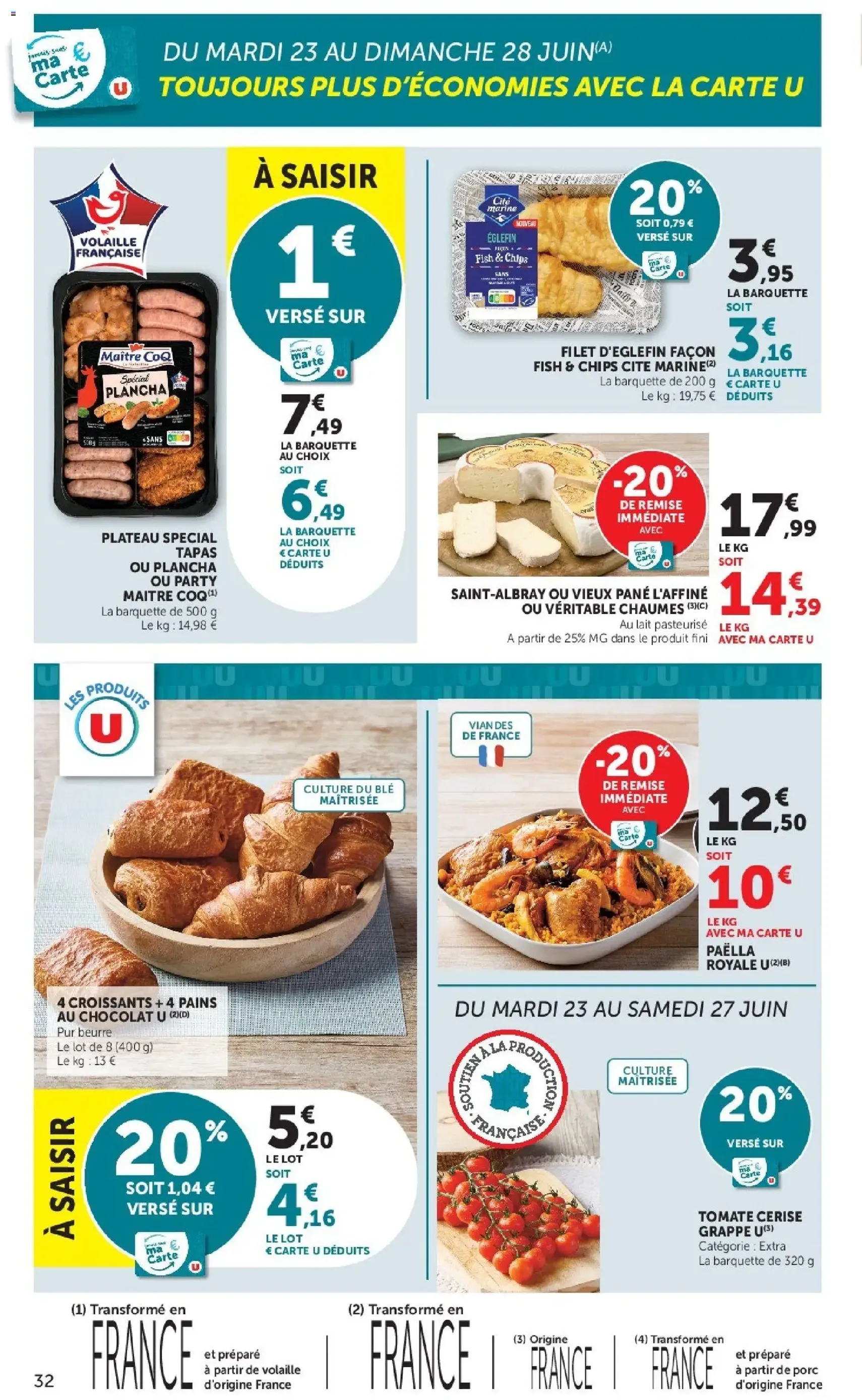 Super U catalogue - brochure valable à partir du 23/06/2026, page 32 sur 44