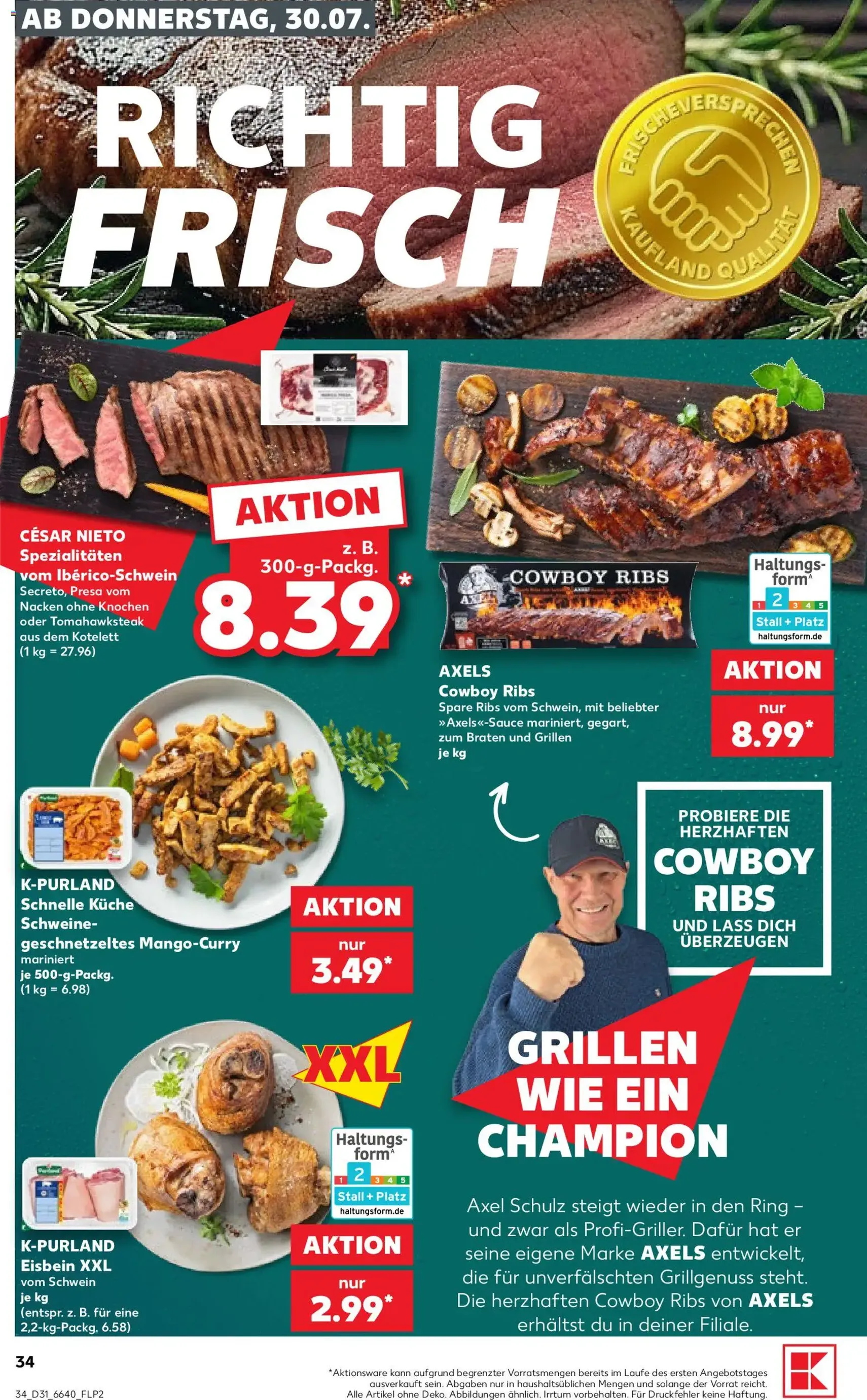 Kaufland Prospekt - Gültiger Prospekt ab 30.07.2026, Seite 34 von insgesamt 66