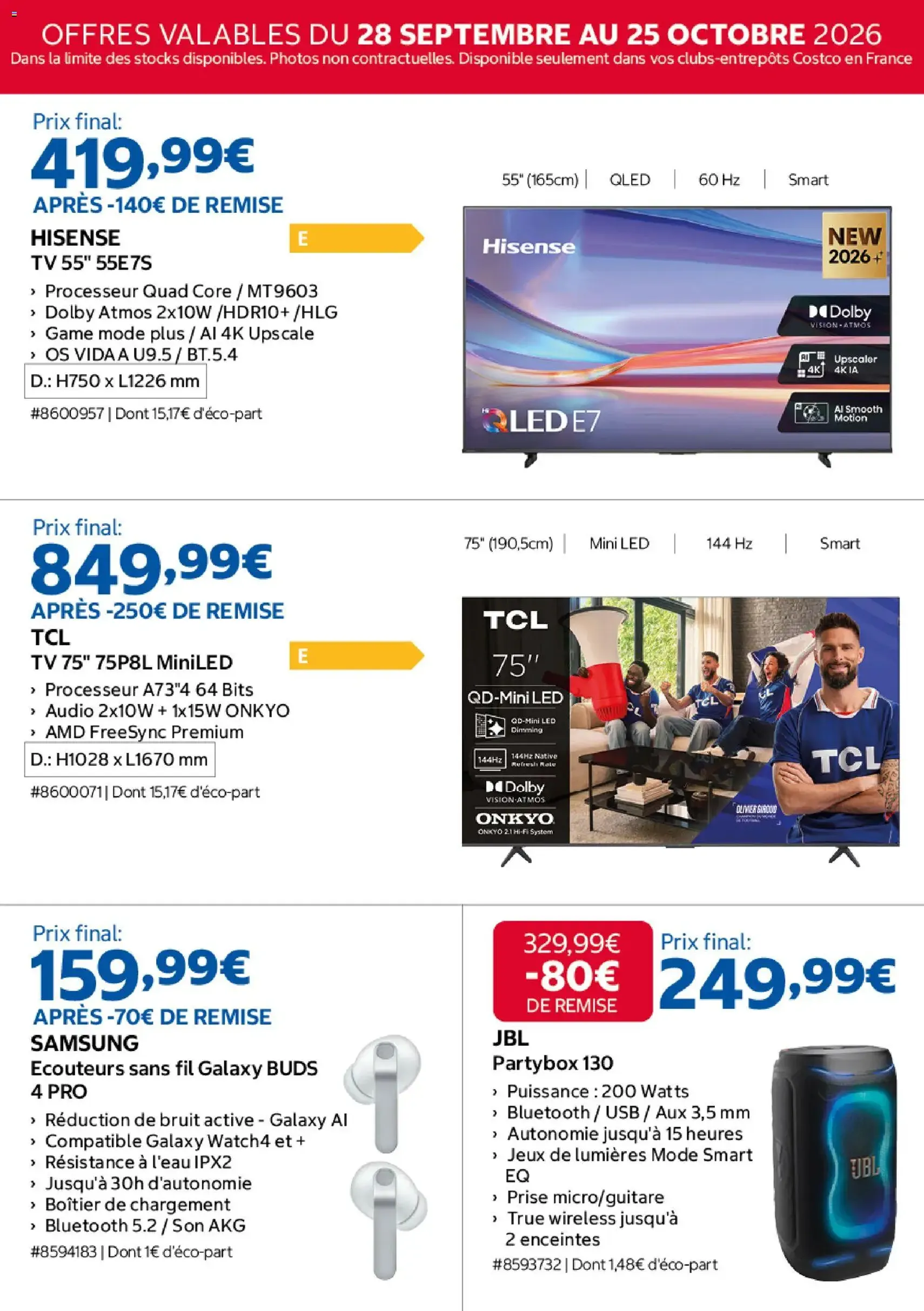 Costco catalogue - brochure valable à partir du 28/09/2026, page 2 sur 20