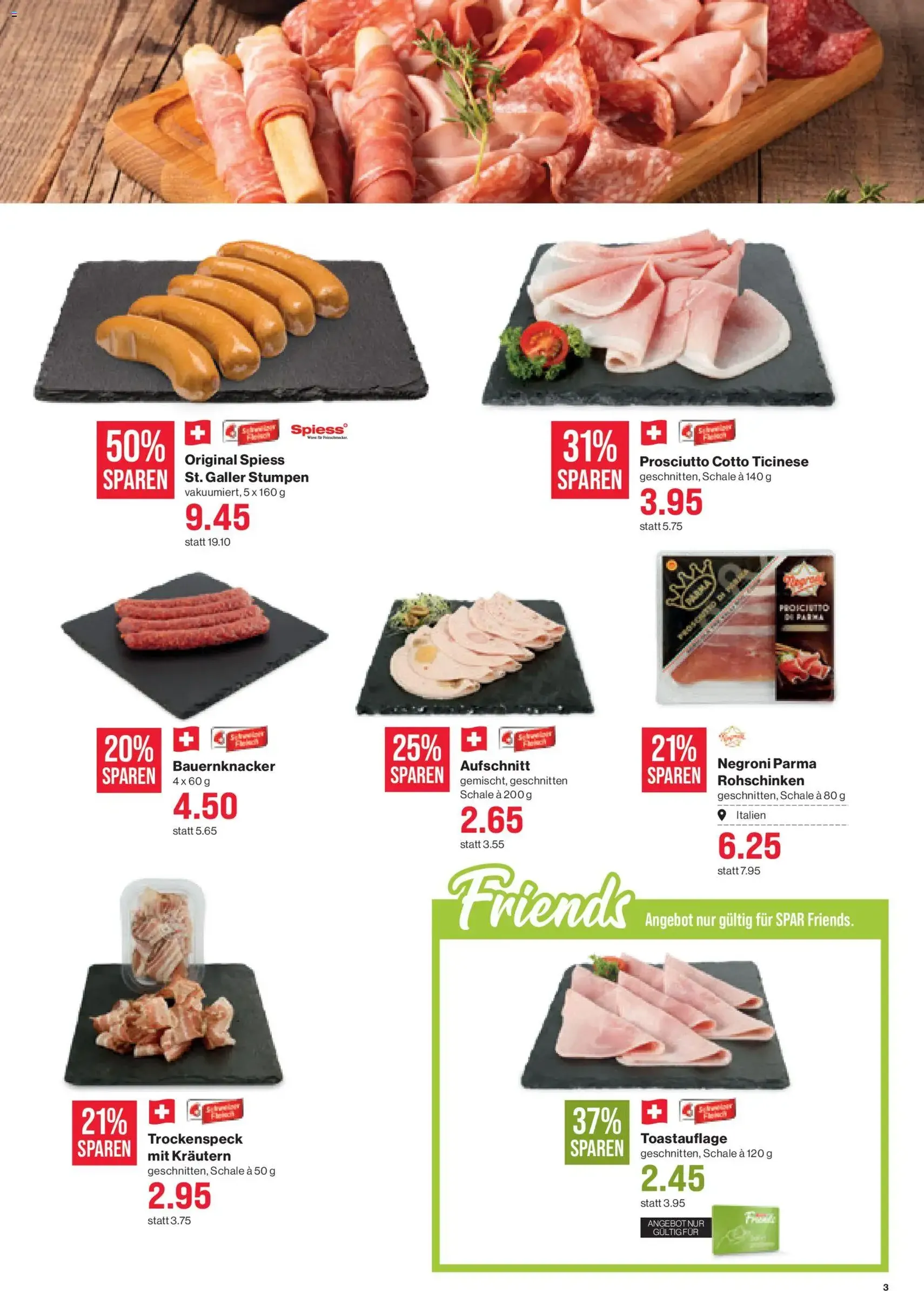 SPAR aktionen - Gültiger Prospekt ab 20.08.2026, Seite 3 von insgesamt 17