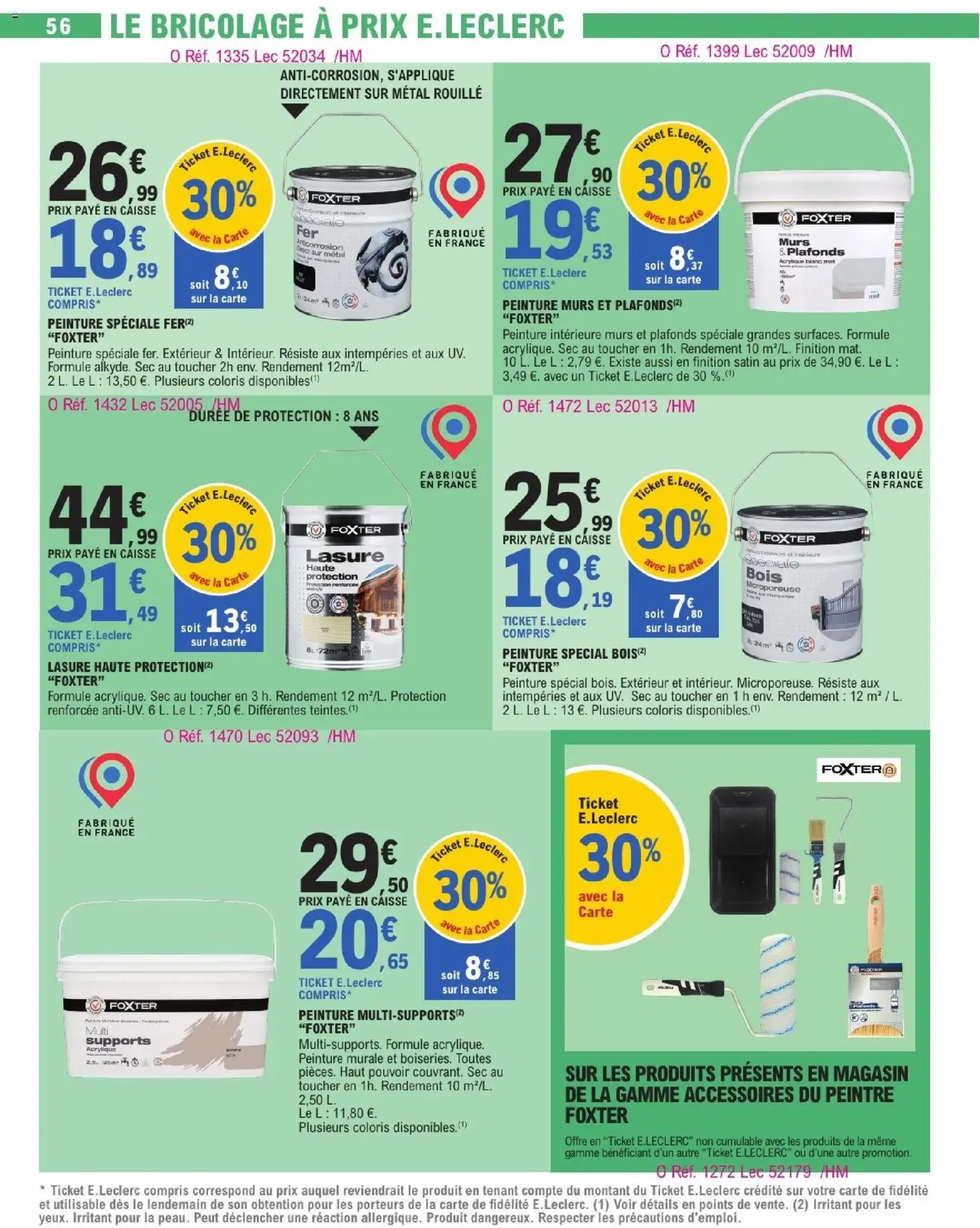 E.Leclerc catalogue de la semaine 22 - brochure valable à partir du 26/05/2026, page 56 sur 66