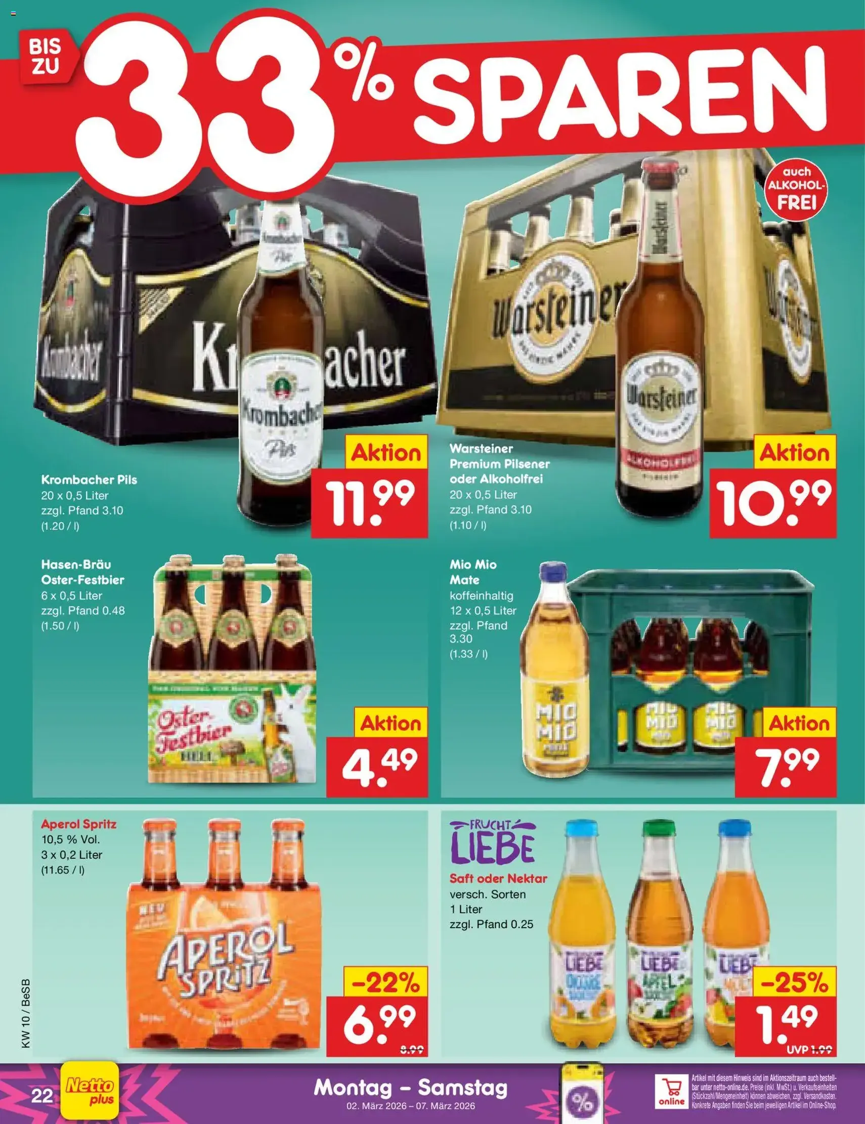 Netto Marken-Discount Prospekt - Gültiger Prospekt ab 02.03.2026, Seite 22 von insgesamt 60