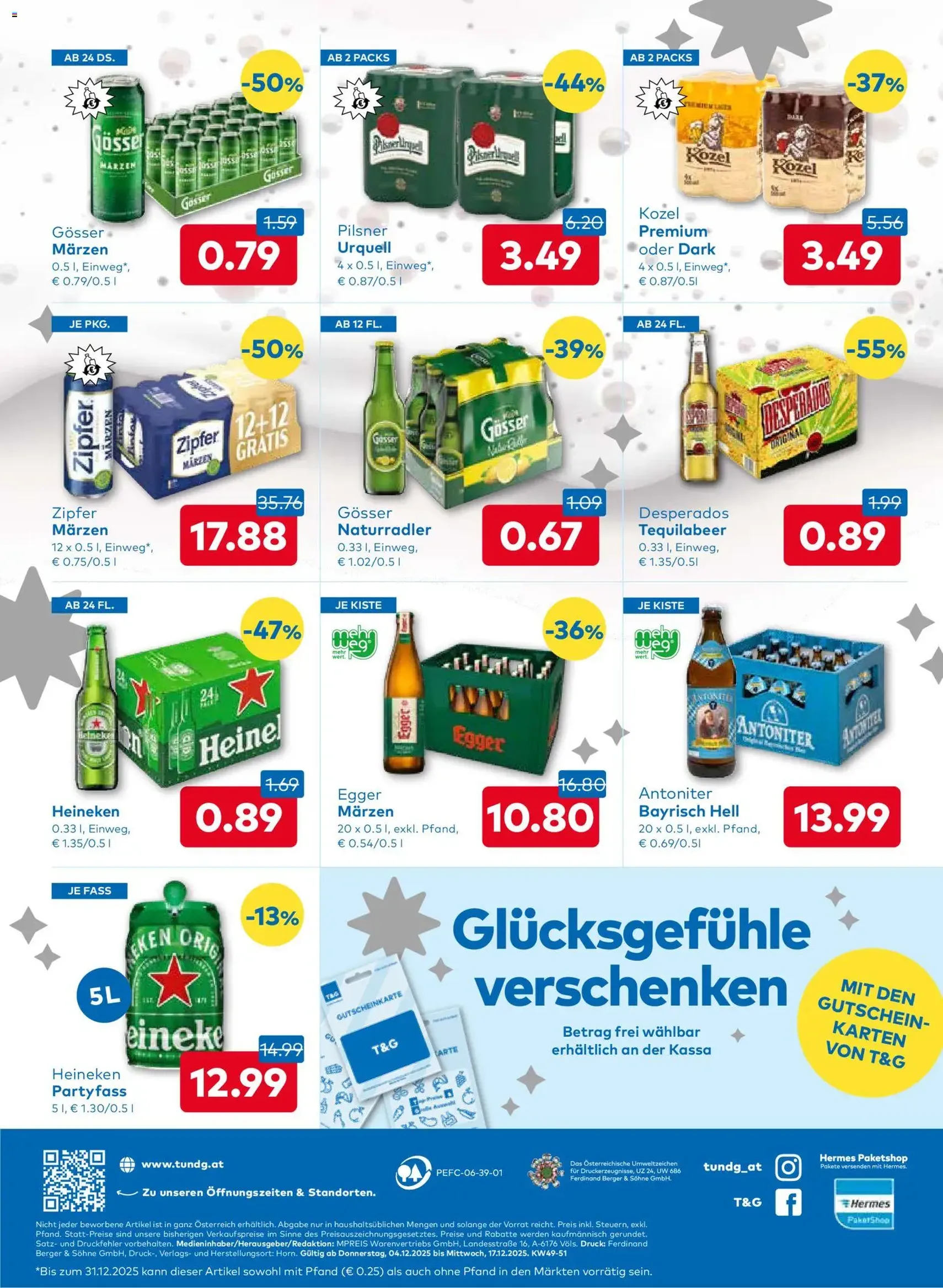 T&G Flugblatt - Gültiger Prospekt ab 18.12.2025, Seite 8 von insgesamt 8