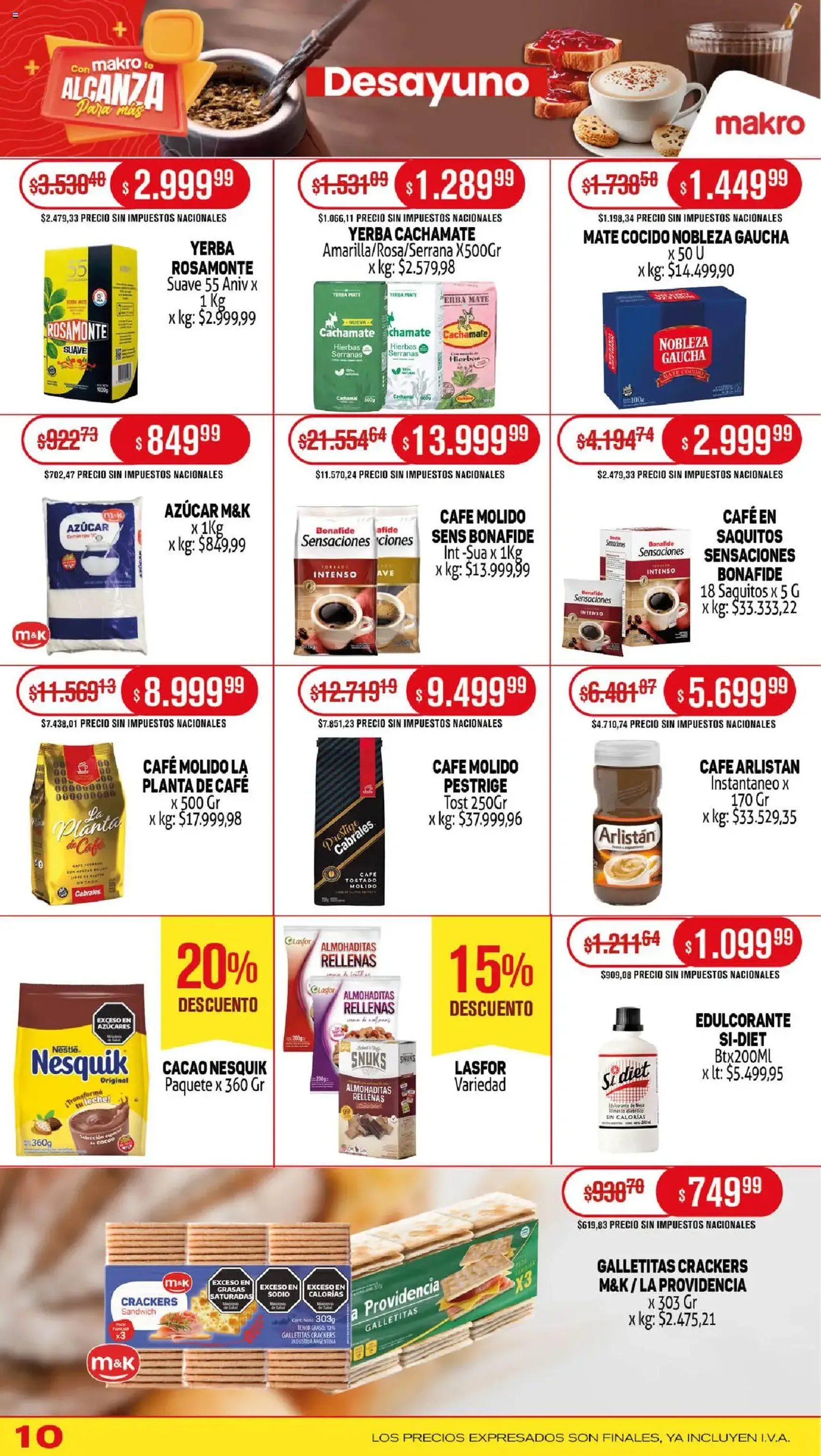 Makro ofertas - folleto válido desde 14/08/2025 página 10 de 20