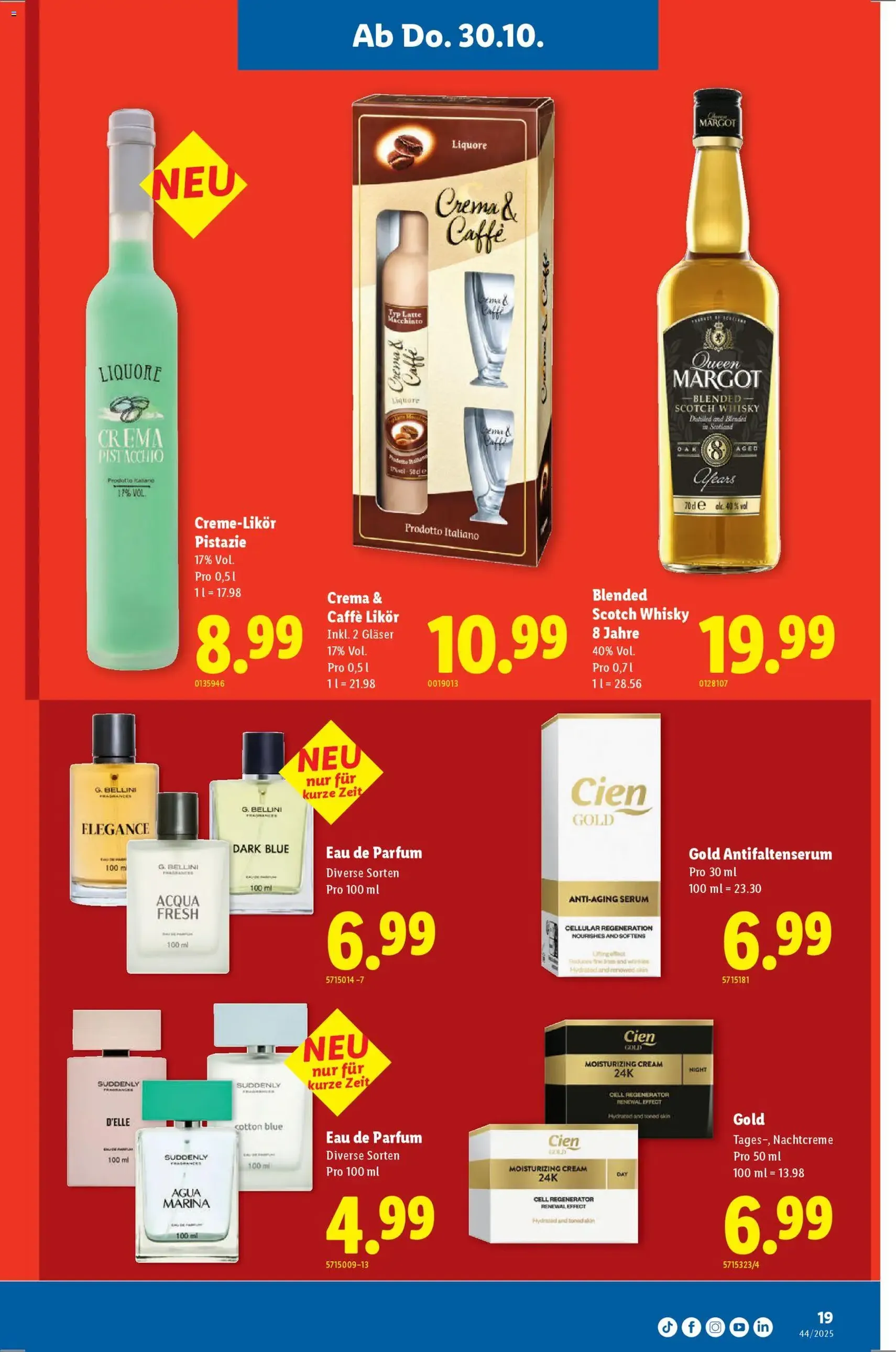 Lidl Aktionen - Gültiger Prospekt ab 30.10.2025, Seite 19 von insgesamt 32 Lidl Aktionen - Gültiger Prospekt ab 30.10.2025, Seite 19 von insgesamt 32