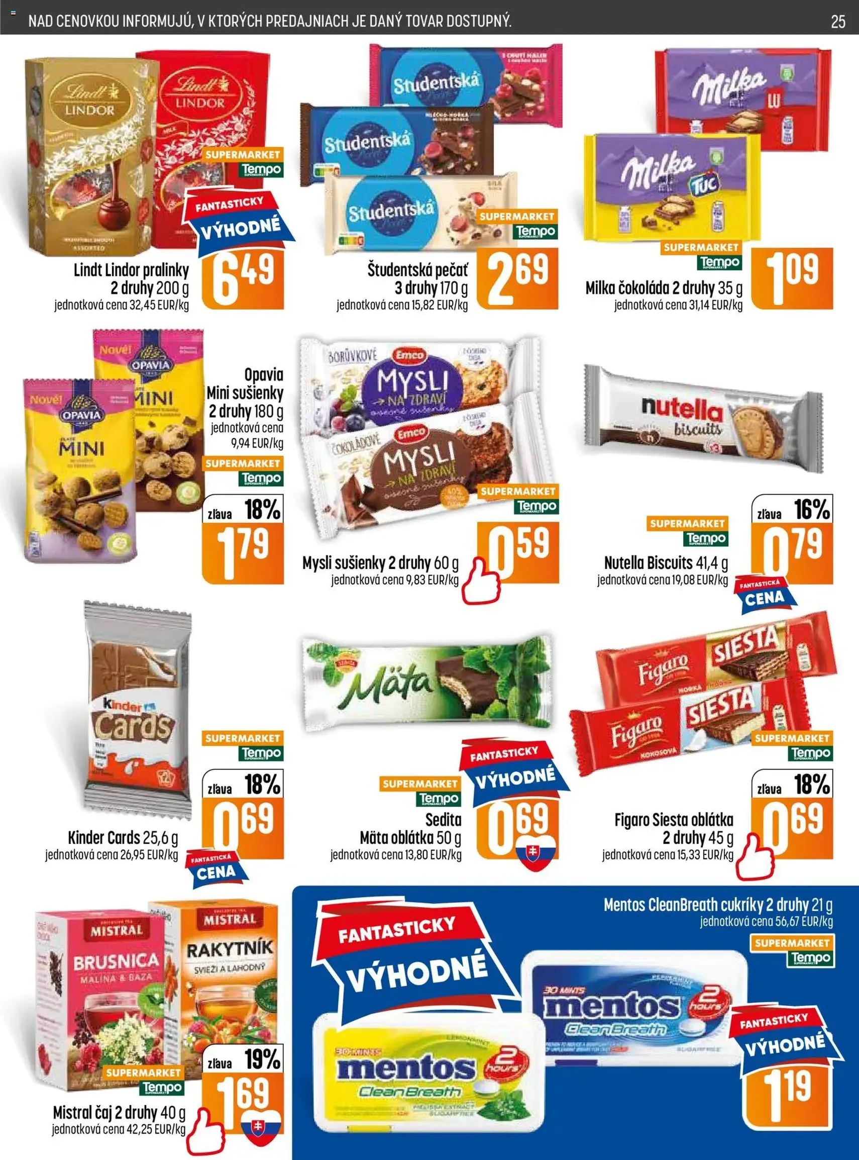 COOP Jednota leták - platný leták od 11.06.2026 strana 25 z 32