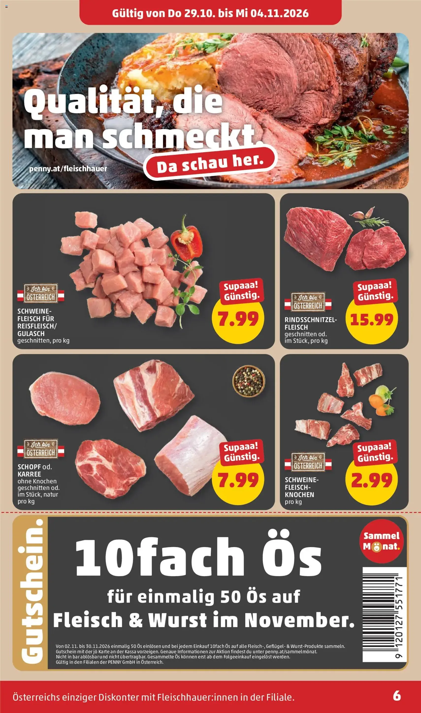 Penny Markt Flugblatt - Gültiger Prospekt ab 29.10.2026, Seite 6 von insgesamt 36
