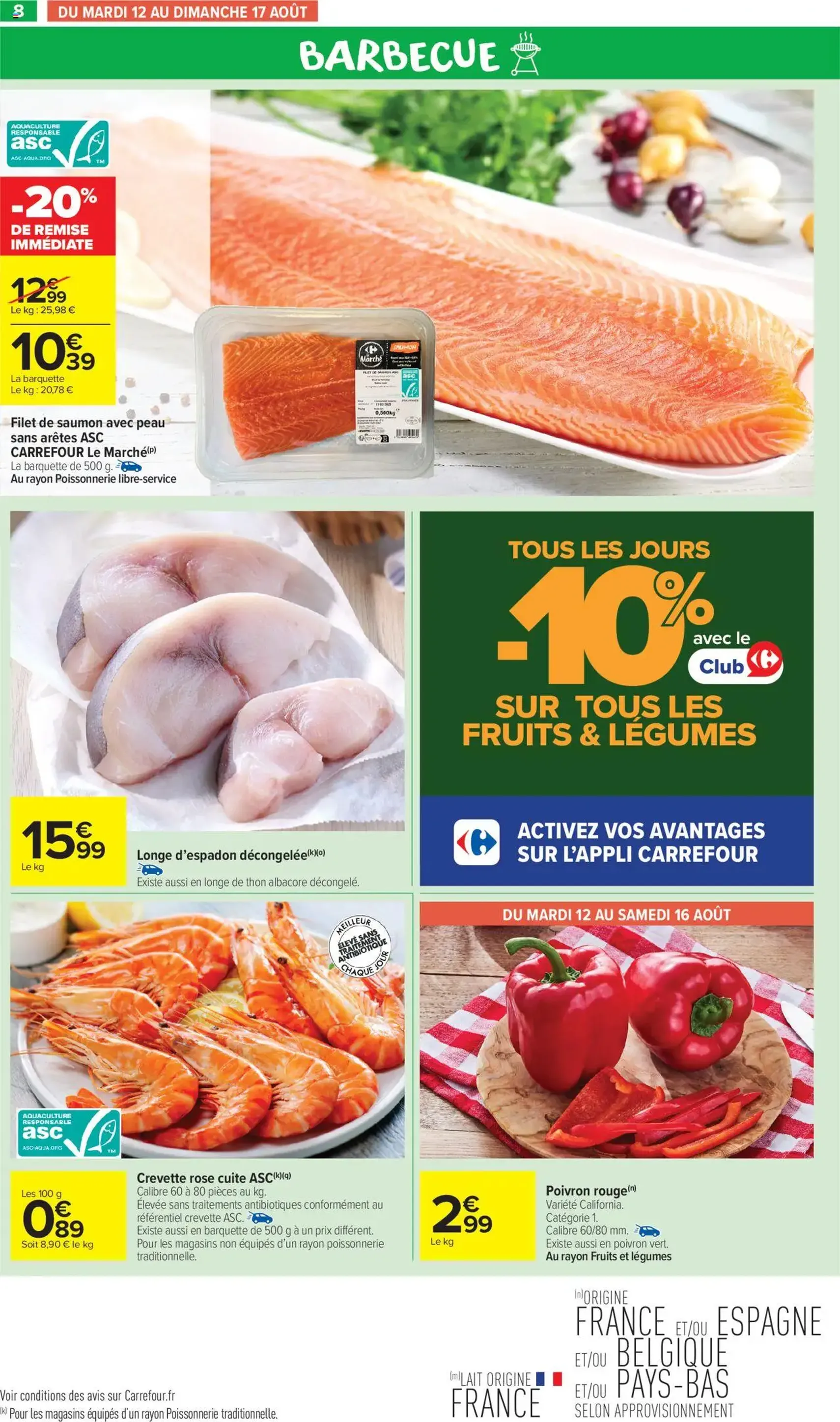 Carrefour Market catalogue semaine 33 - brochure valable à partir du 12/08/2025, page 10 sur 44