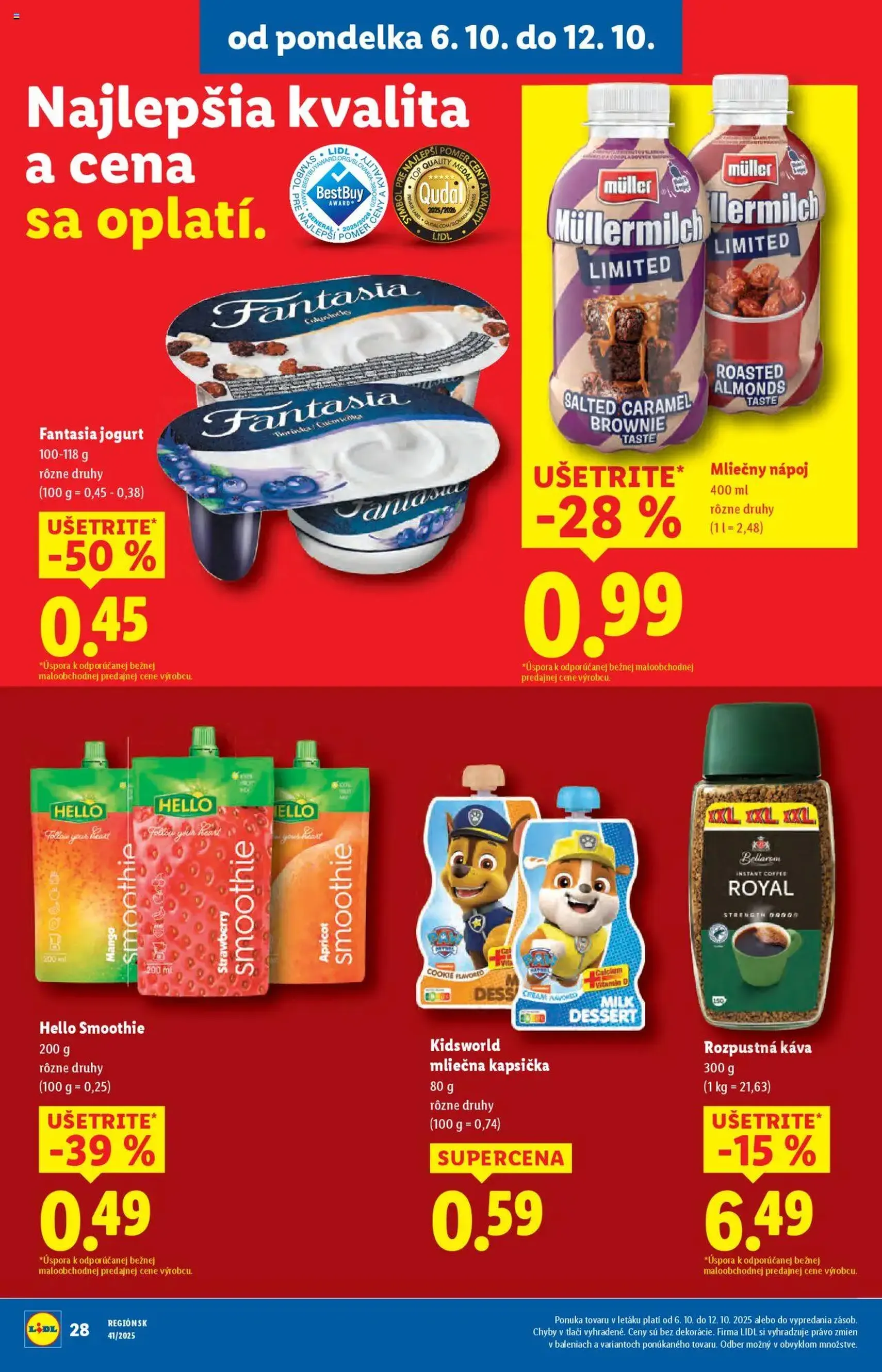 Lidl leták - platný leták od 06.10.2025 strana 36 z 108