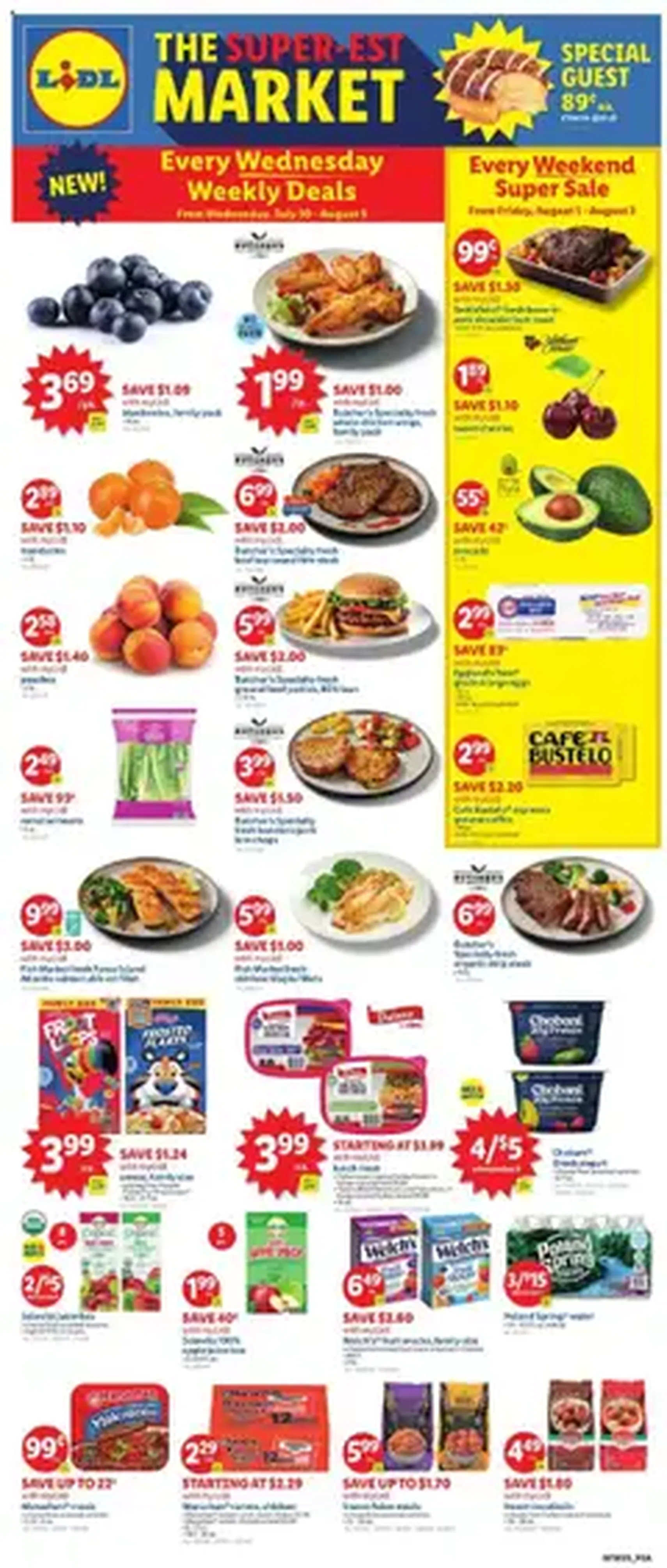 Lidl Weekly Ad - valid flyer from 07/30/2025, page 1 of 1