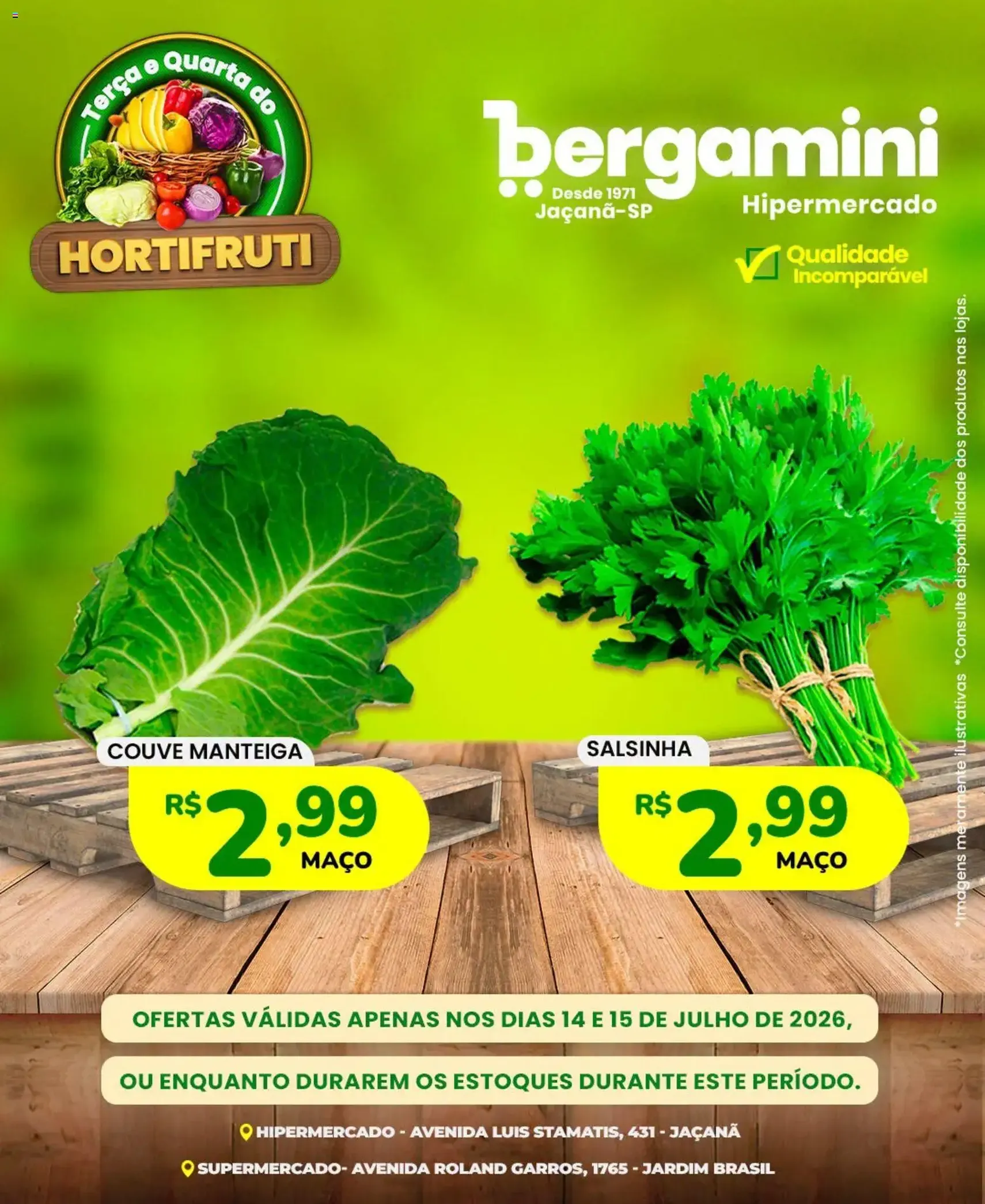 Supermercado Bergamini ofertas Hortifruti - folheto válido a partir de 14/07/2026 página 4 de 10
