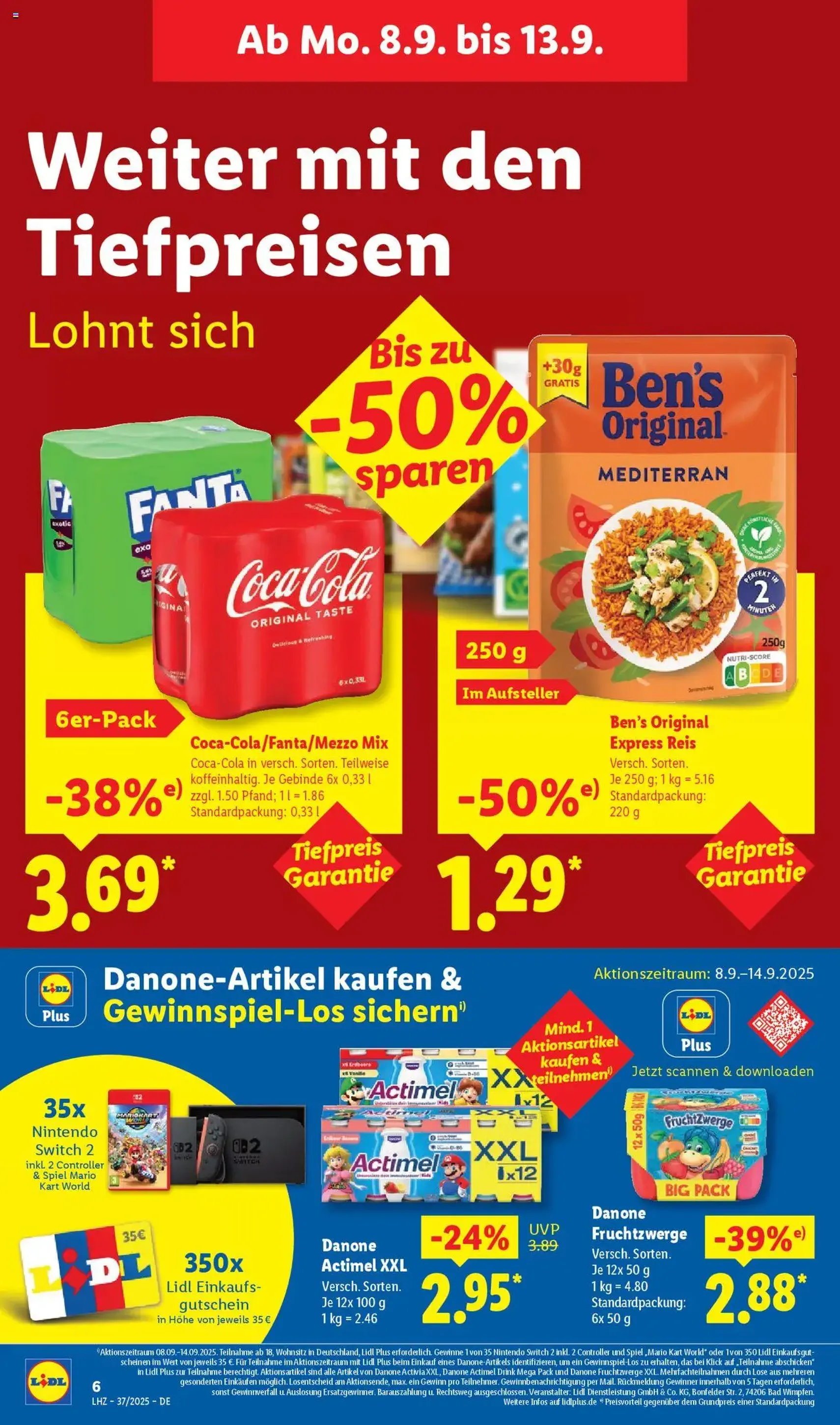 Lidl Prospekt - Gültiger Prospekt ab 08.09.2025, Seite 14 von insgesamt 67 Lidl Prospekt - Gültiger Prospekt ab 08.09.2025, Seite 14 von insgesamt 67