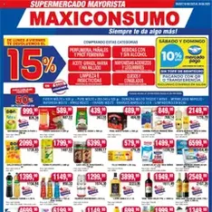 Vista previa del folleto Maxiconsumo ofertas válido desde 18/08/2025