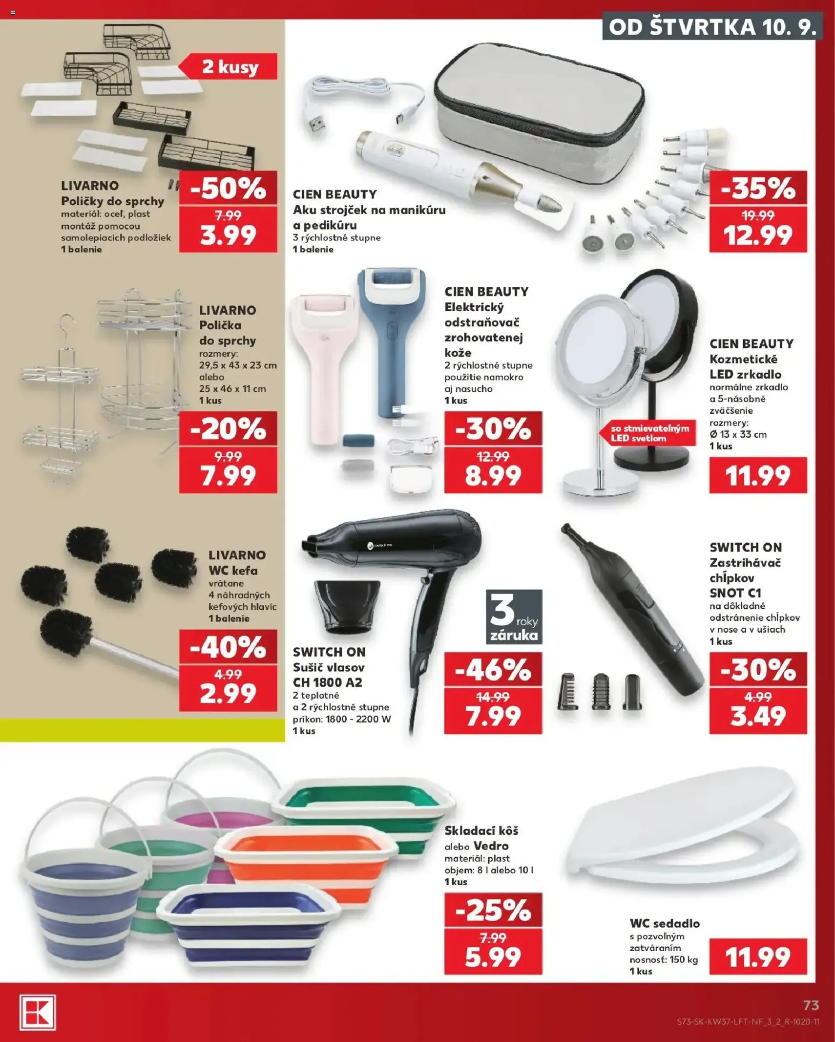 Kaufland leták - platný leták od 10.09.2026 strana 73 z 84