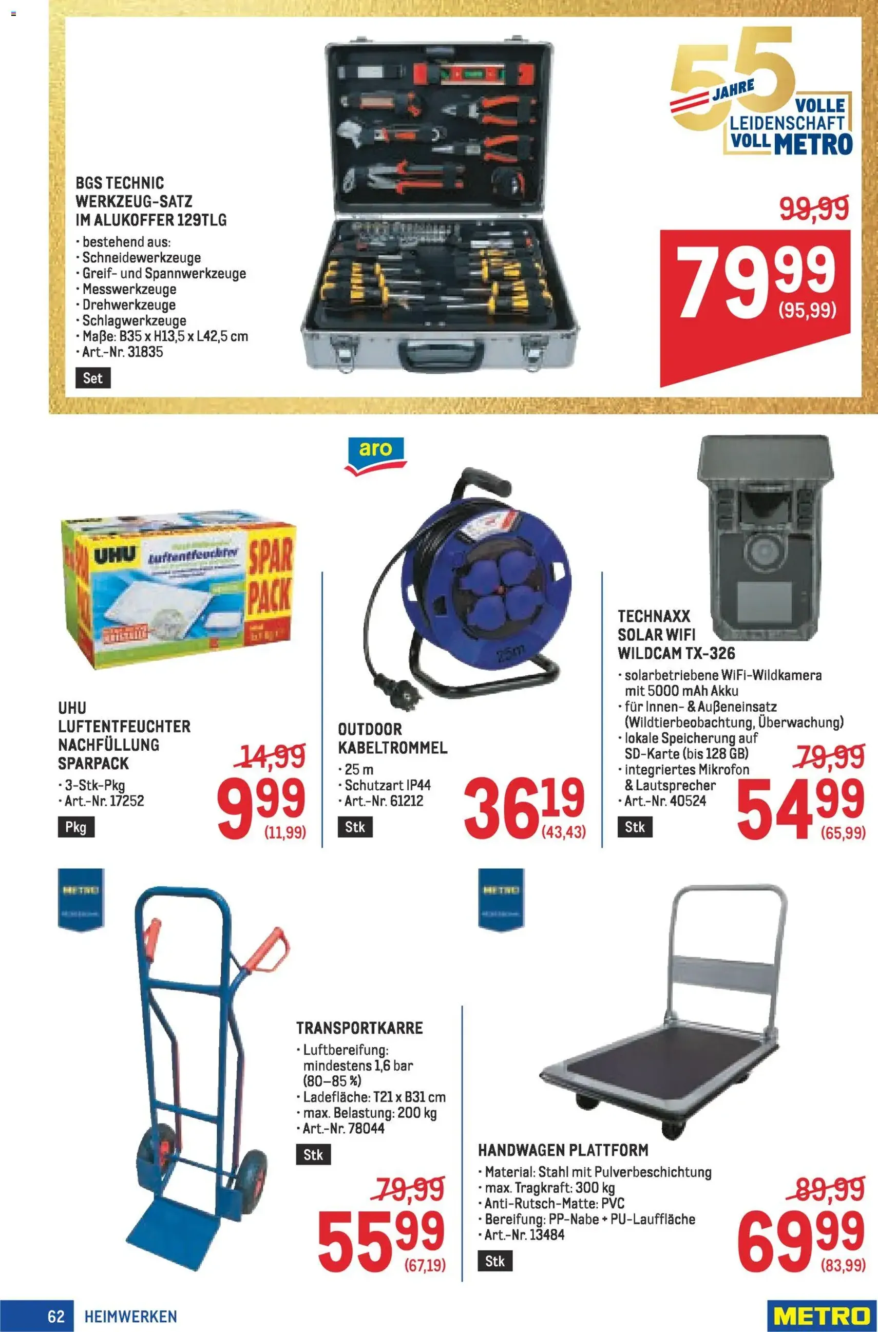 Metro Profi - Gültiger Prospekt ab 19.03.2026, Seite 62 von insgesamt 64