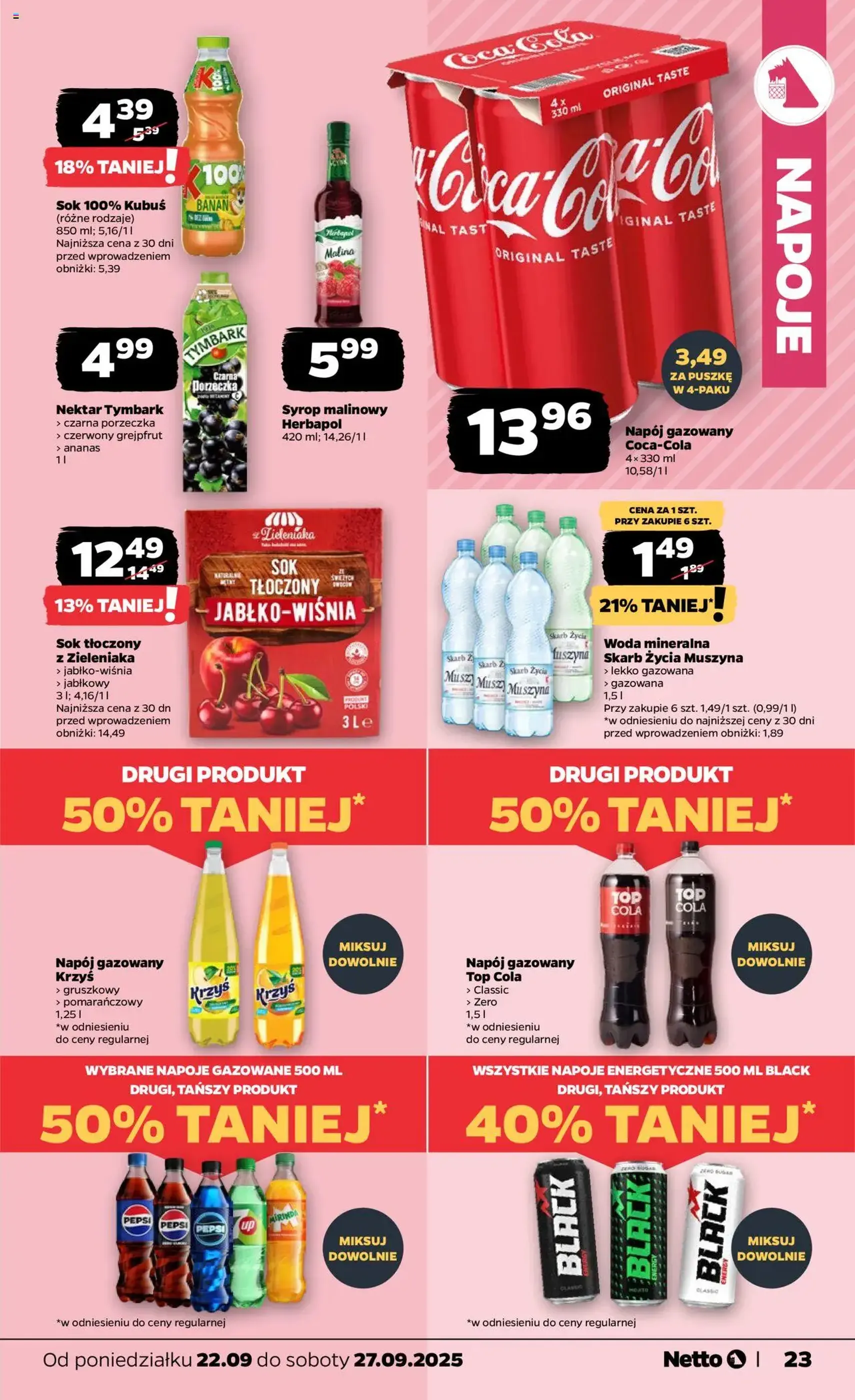 Netto gazetka - Spożywcza - ważny gazetka od 22.09.2025 strona 23 z 33 Netto gazetka - Spożywcza - ważny gazetka od 22.09.2025 strona 23 z 33