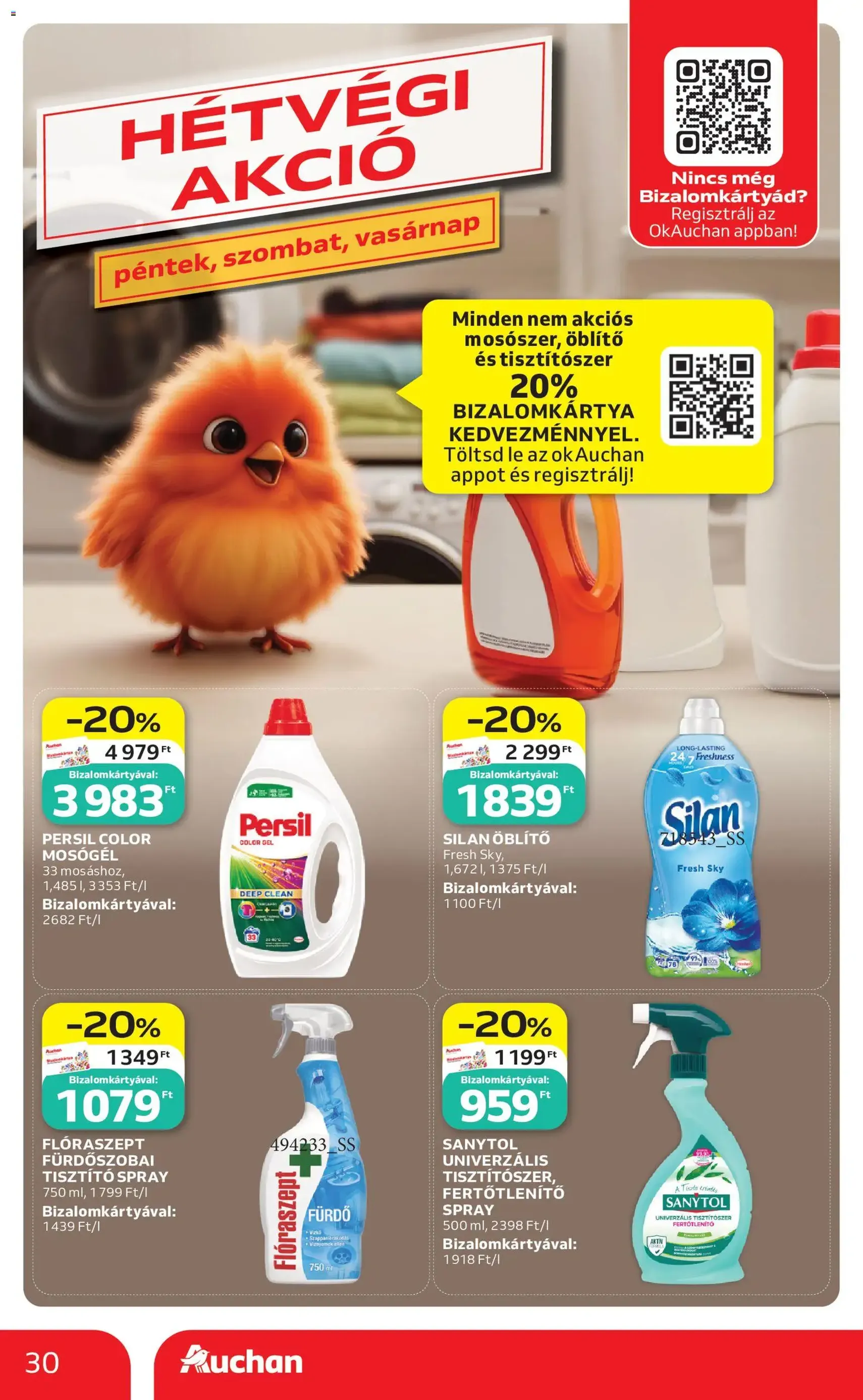Auchan akciós újság - 2026.07.09. érvényes szórólap 30 oldal 50 oldalból