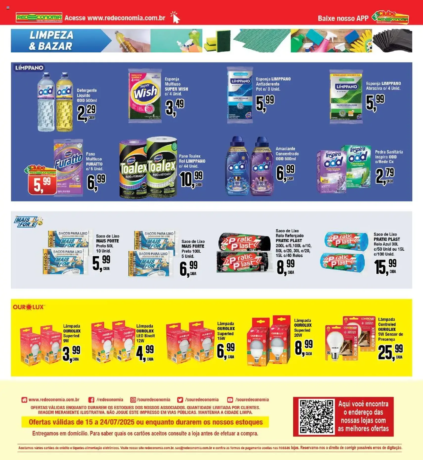 Encarte RedEconomia - folheto válido a partir de 15/07/2025 página 19 de 19