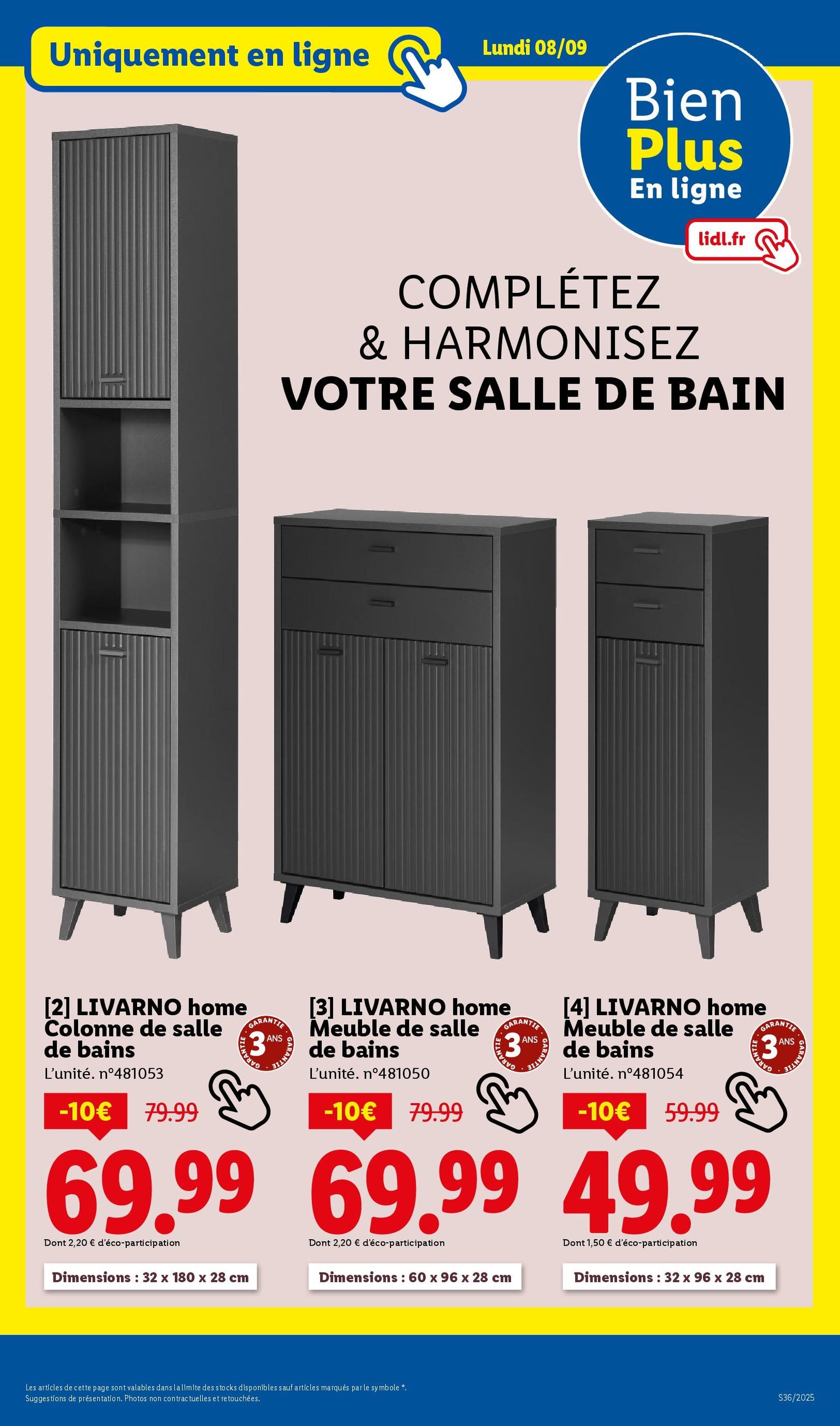LIDL catalogue semaine 36 - brochure valable à partir du 04/09/2025, page 5 sur 73 LIDL catalogue semaine 36 - brochure valable à partir du 04/09/2025, page 5 sur 73