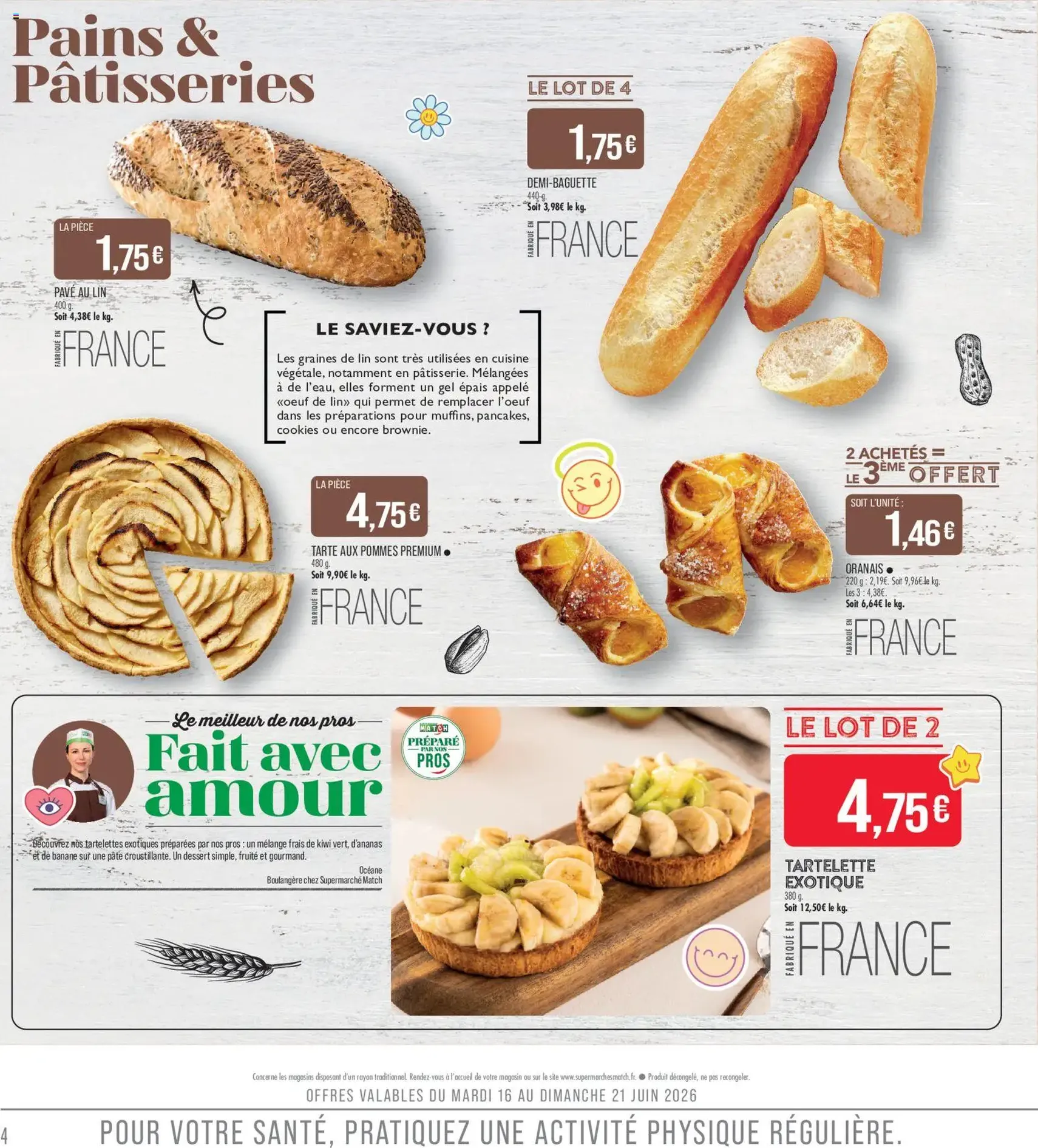 Match Supermarché catalogue - brochure valable à partir du 16/06/2026, page 4 sur 24