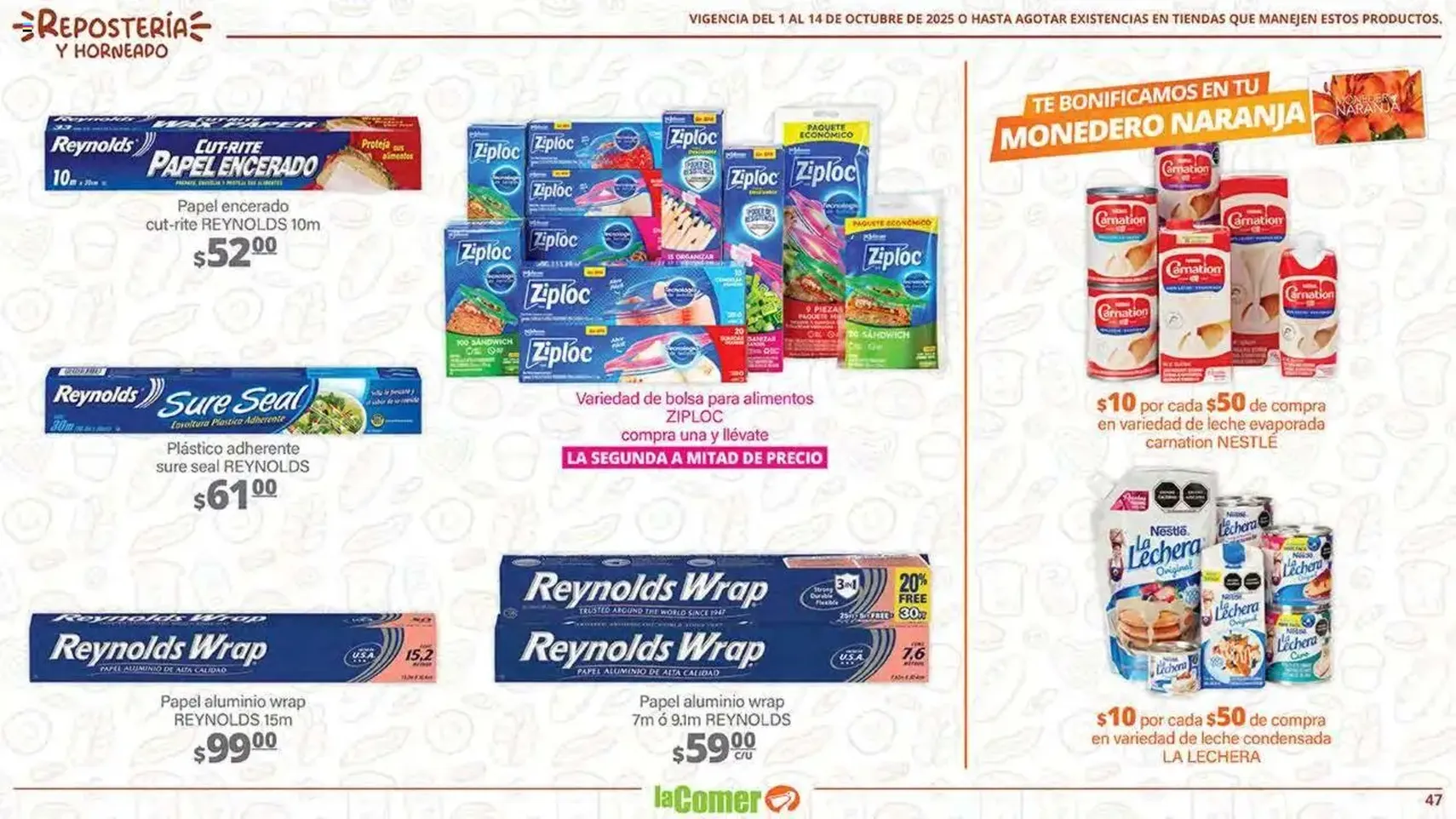 La Comer - Folleto - folleto válido desde 01/10/2025 página 47 de 48 La Comer - Folleto - folleto válido desde 01/10/2025 página 47 de 48