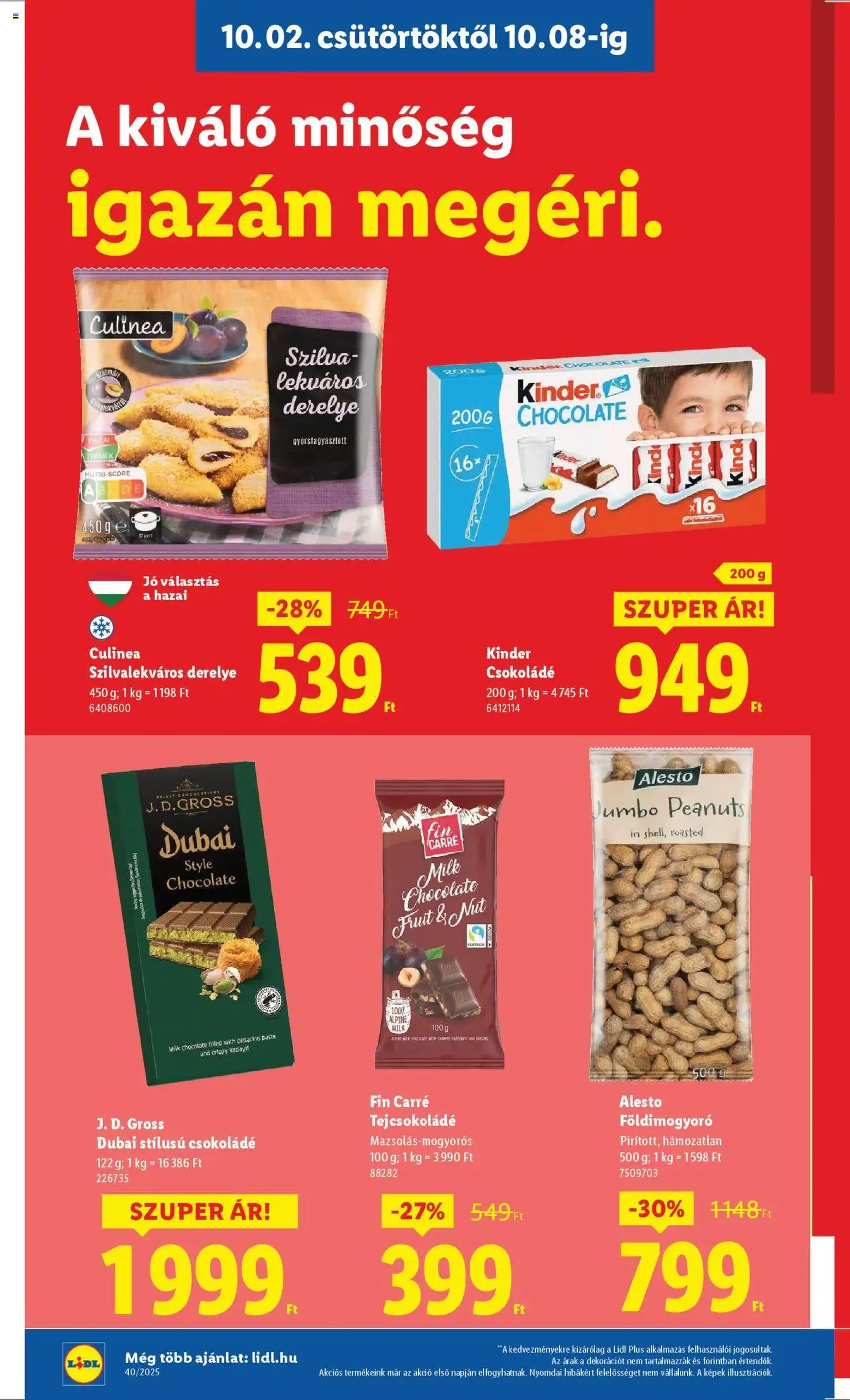 Lidl Akciós újság - 2025.10.02. érvényes szórólap 12 oldal 76 oldalból Lidl Akciós újság - 2025.10.02. érvényes szórólap 12 oldal 76 oldalból