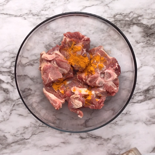 Agnello in umido - procedimento 1