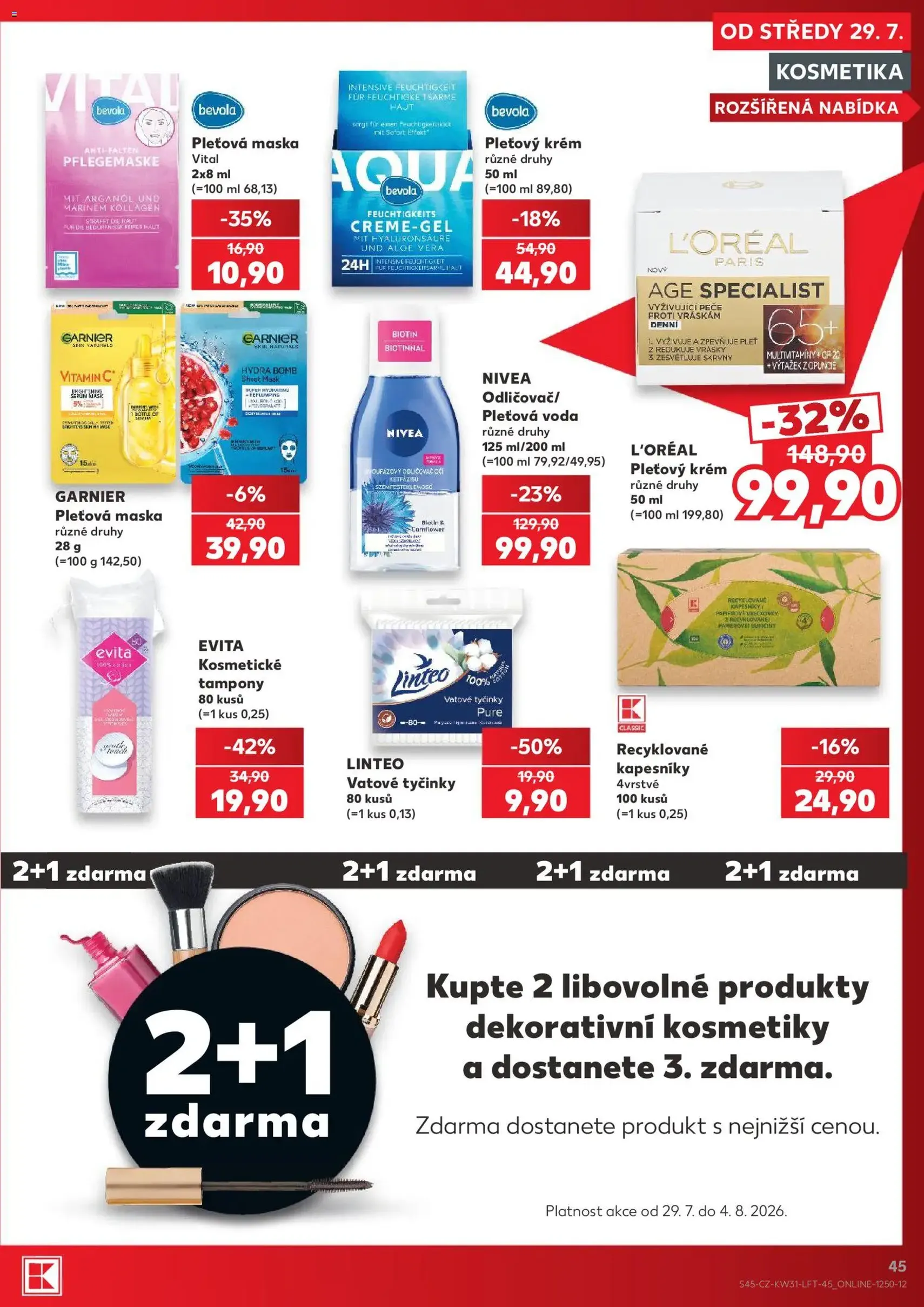 Kaufland leták - platný leták od 29.07.2026 strana 45 z 54