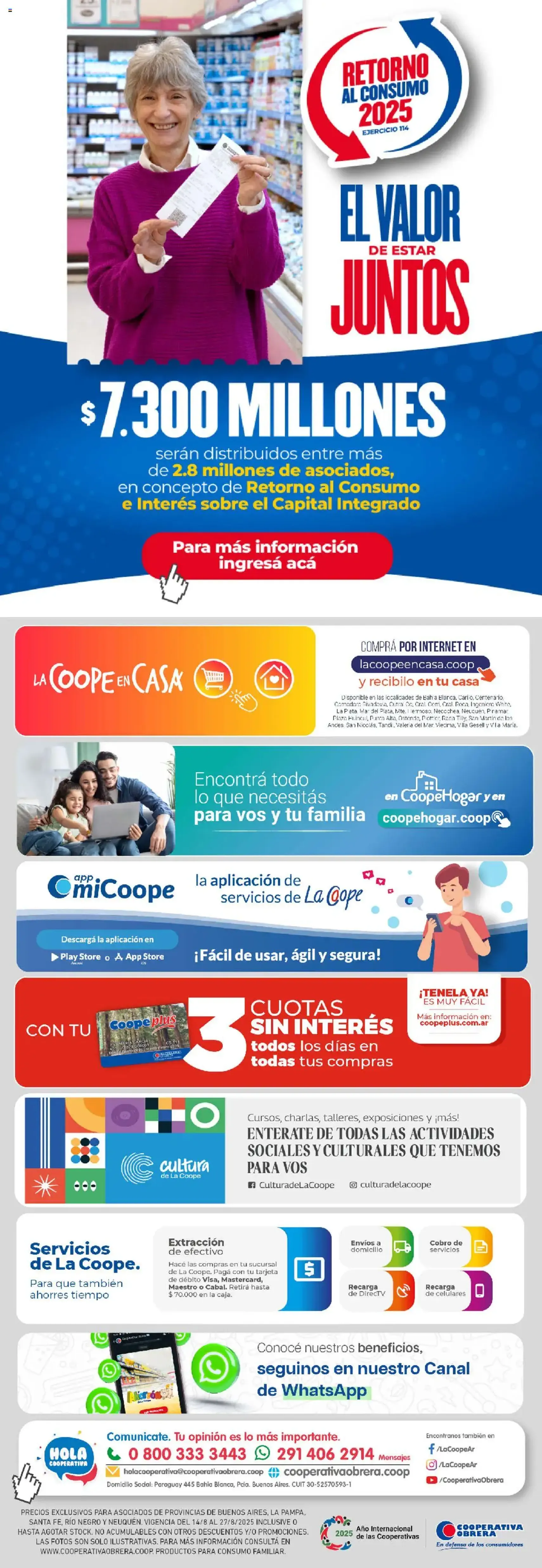 Cooperativa Obrera catálogo - folleto válido desde 14/08/2025 página 9 de 9