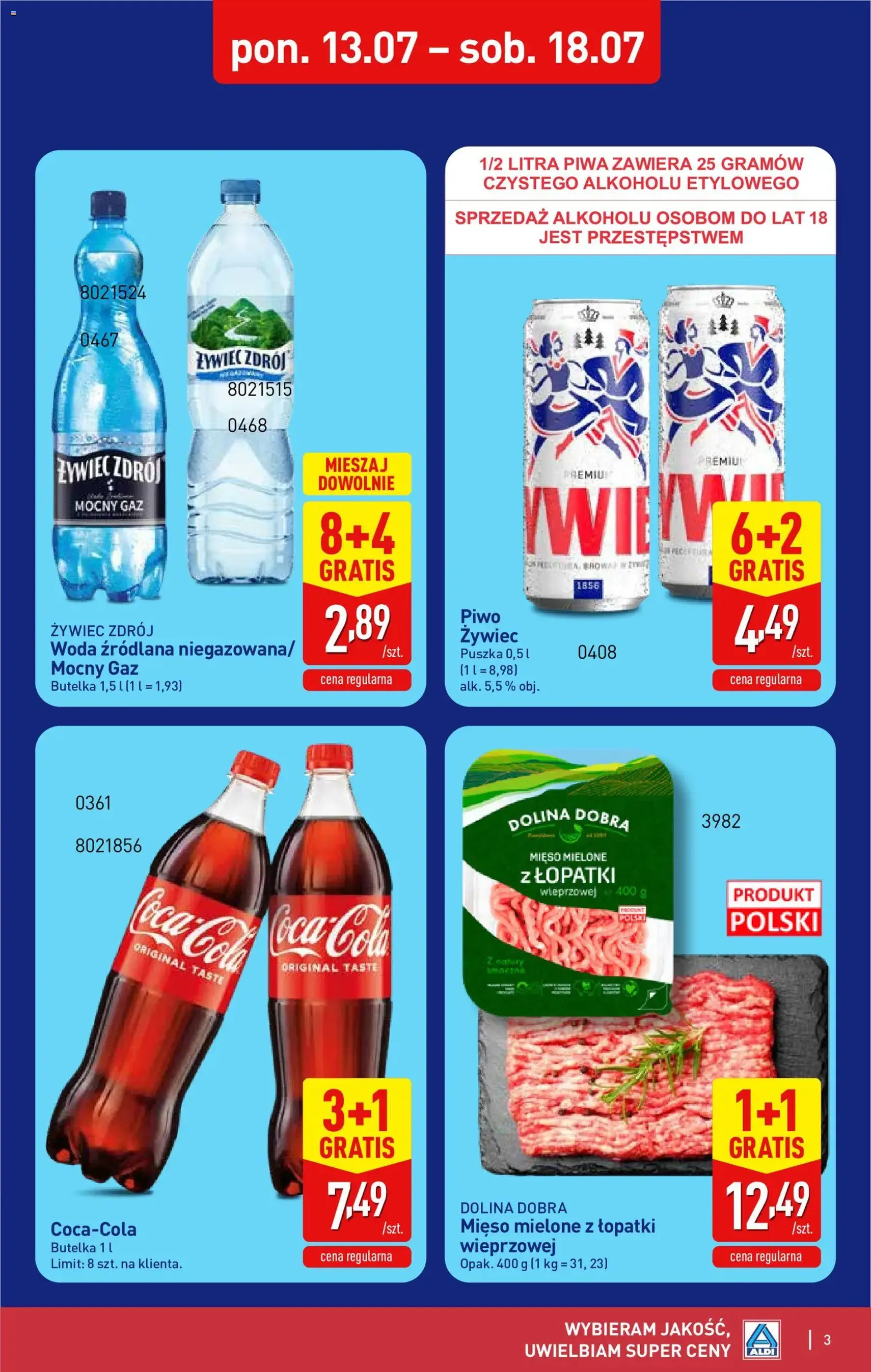 Aldi gazetka - ważny gazetka od 13.07.2026 strona 3 z 45