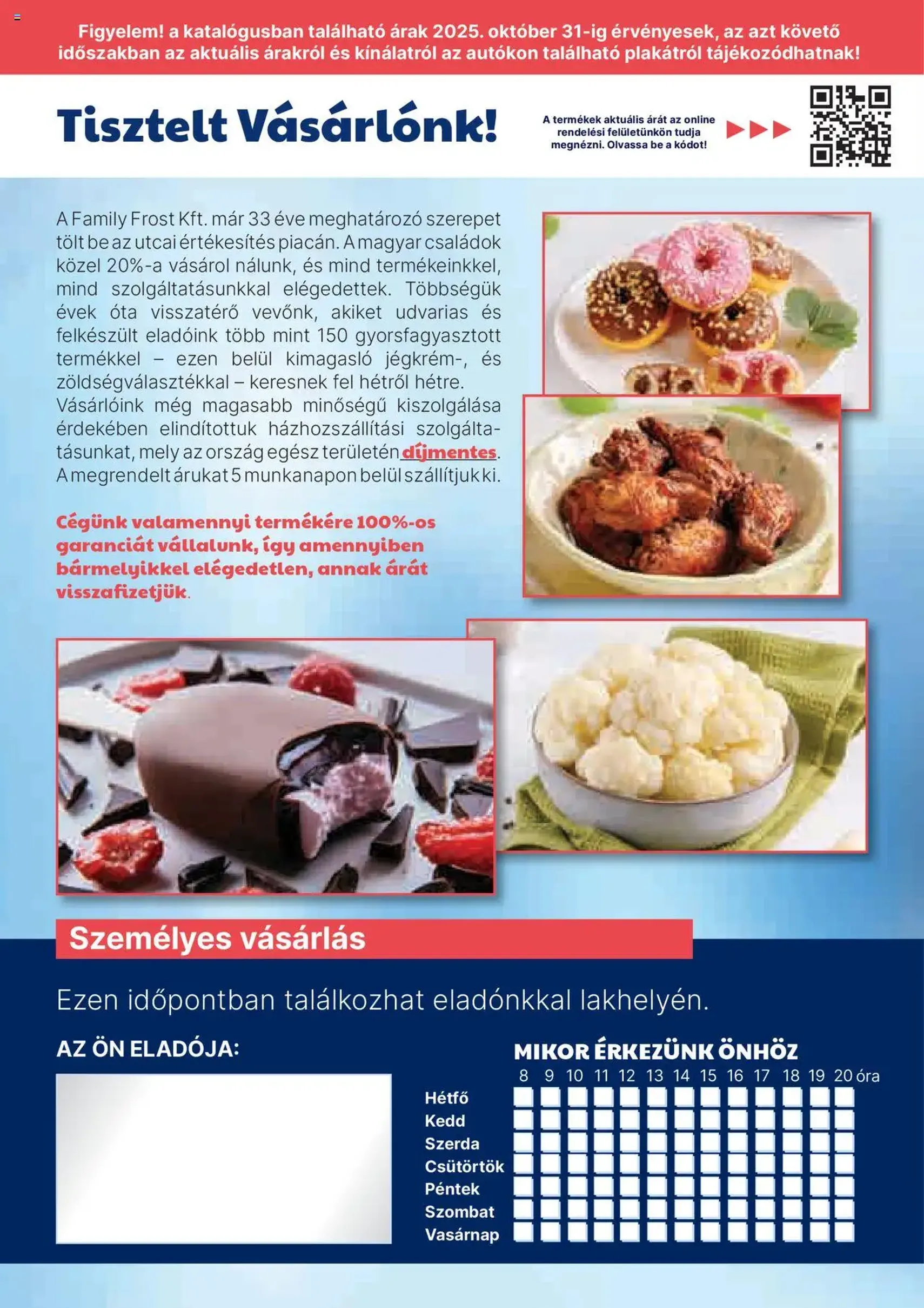 Family Frost Katalógus - 2025.10.01. érvényes szórólap 32 oldal 32 oldalból