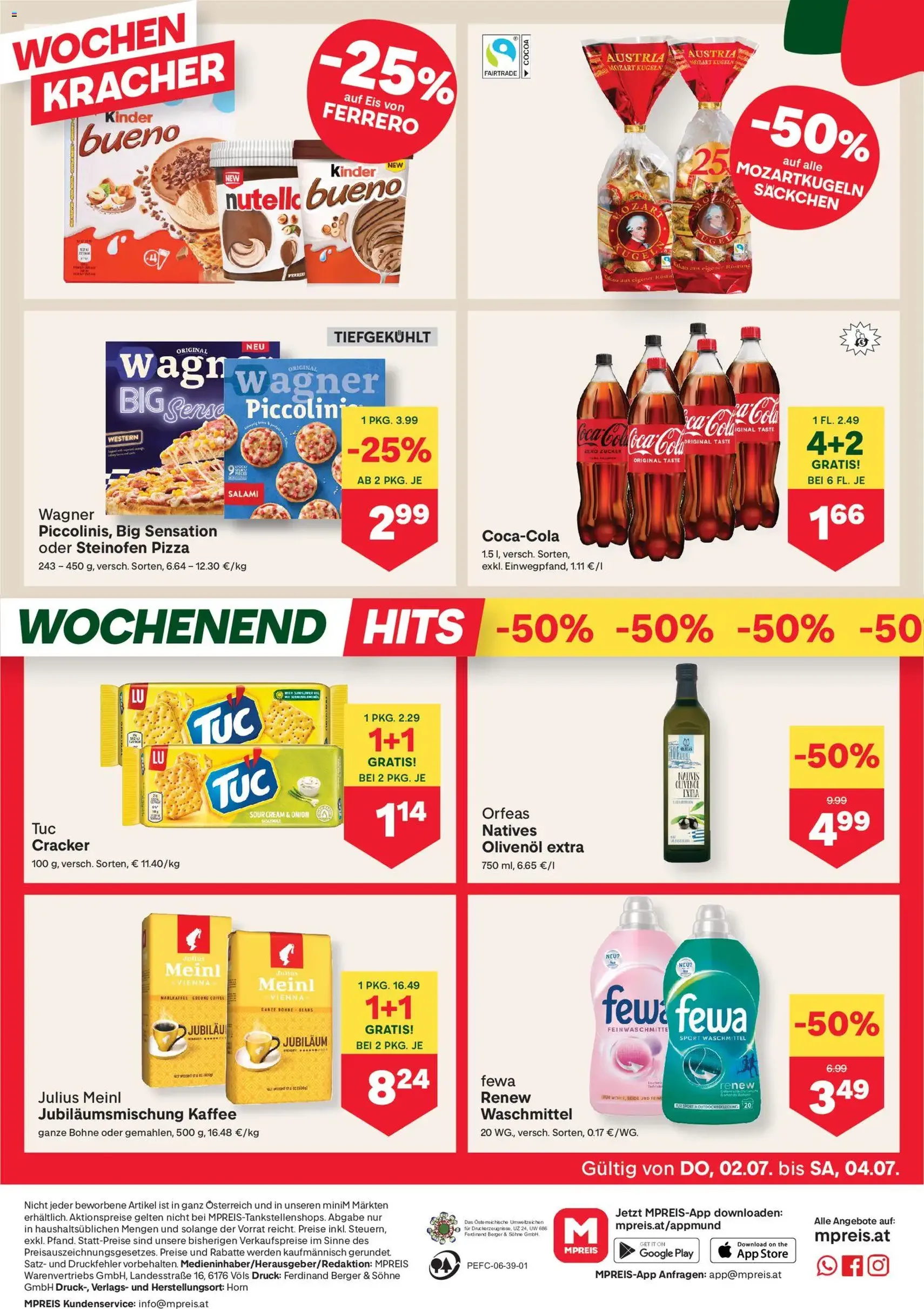 MPREIS Flugblatt - Gültiger Prospekt ab 02.07.2026, Seite 12 von insgesamt 14