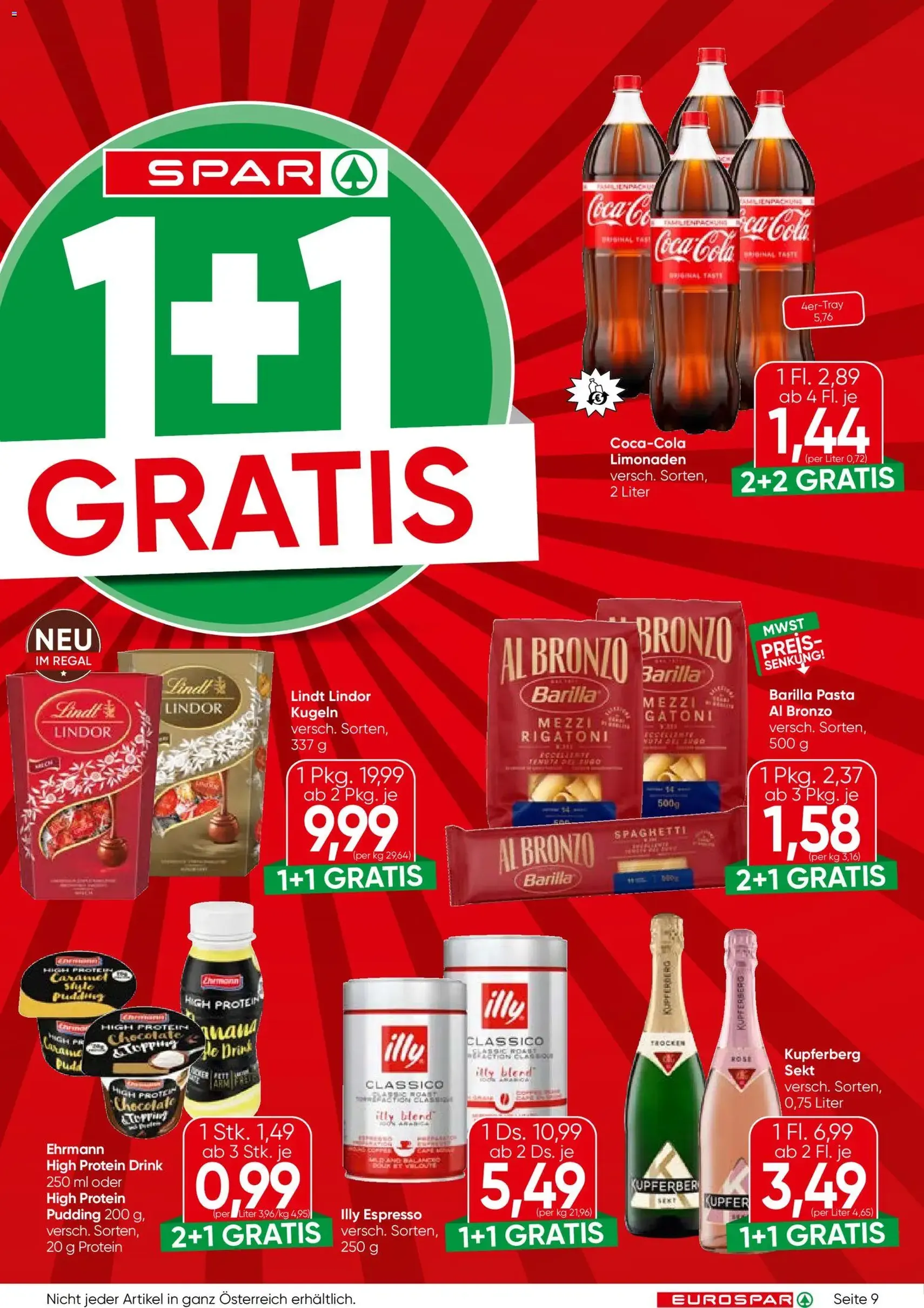 Eurospar Flugblatt - Gültiger Prospekt ab 10.09.2026, Seite 9 von insgesamt 16