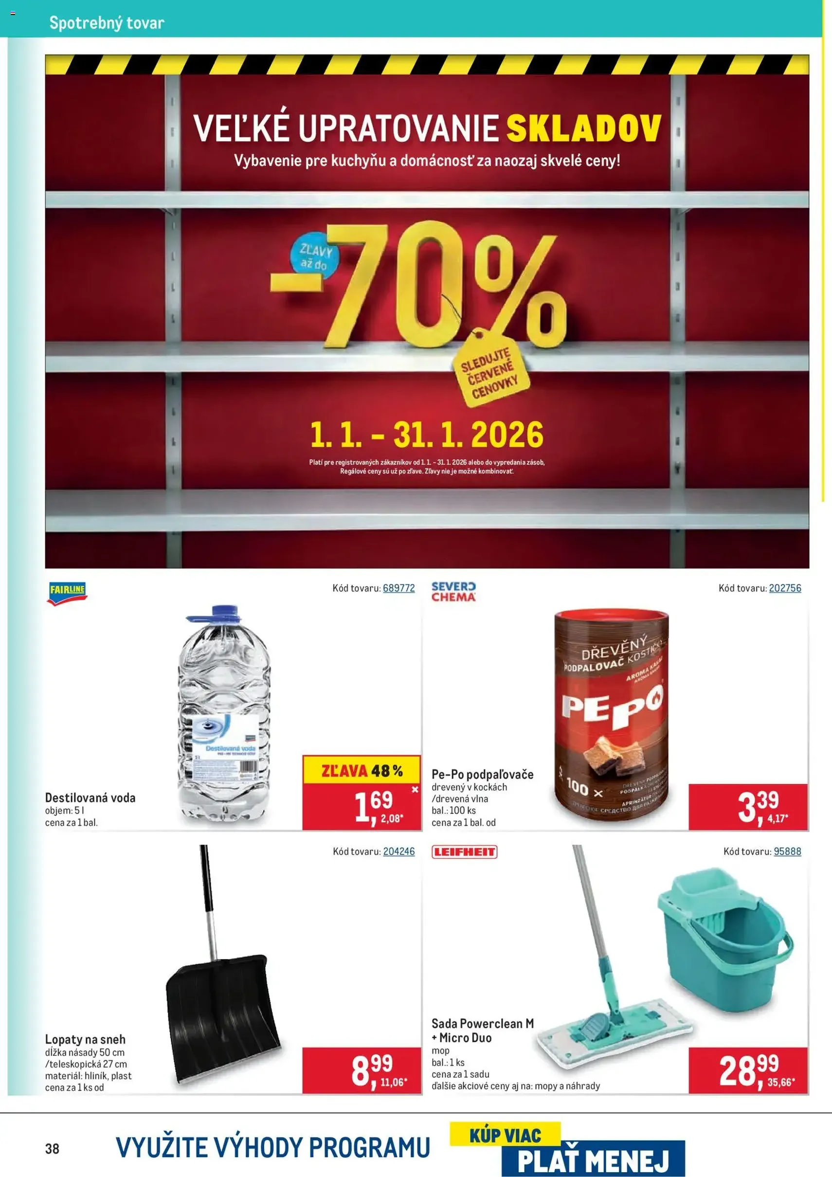 Metro maloobchod - platný leták od 02.01.2026 strana 38 z 40