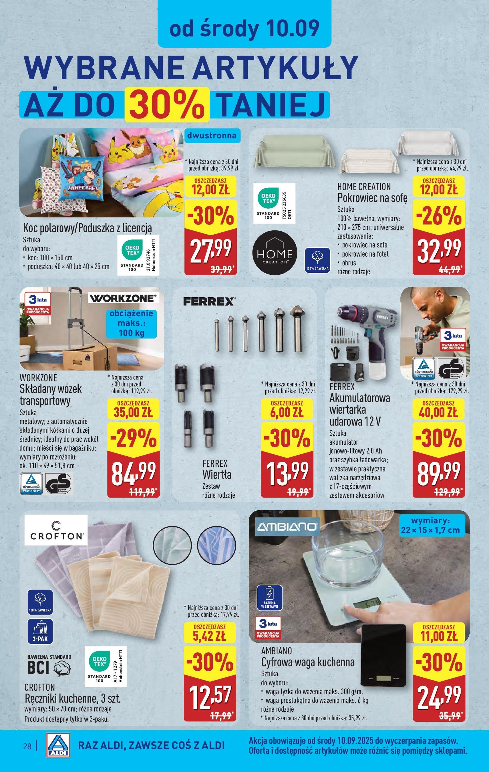 Aldi Gazetka - ważny gazetka od 08.09.2025 strona 28 z 44 Aldi Gazetka - ważny gazetka od 08.09.2025 strona 28 z 44
