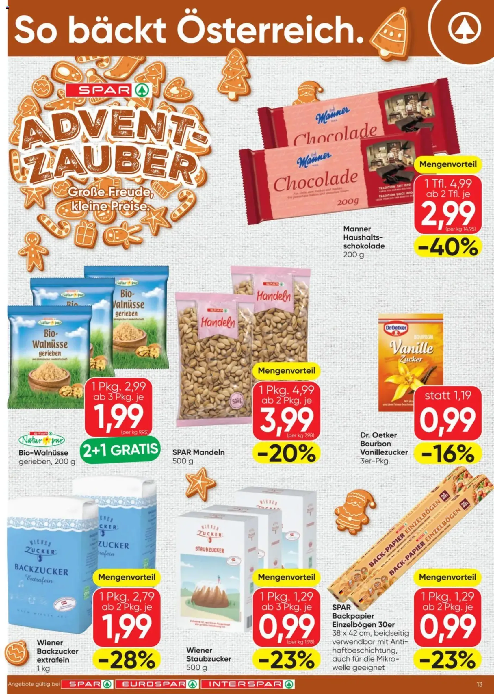 Spar Flugblatt - Gültiger Prospekt ab 06.11.2025, Seite 13 von insgesamt 24