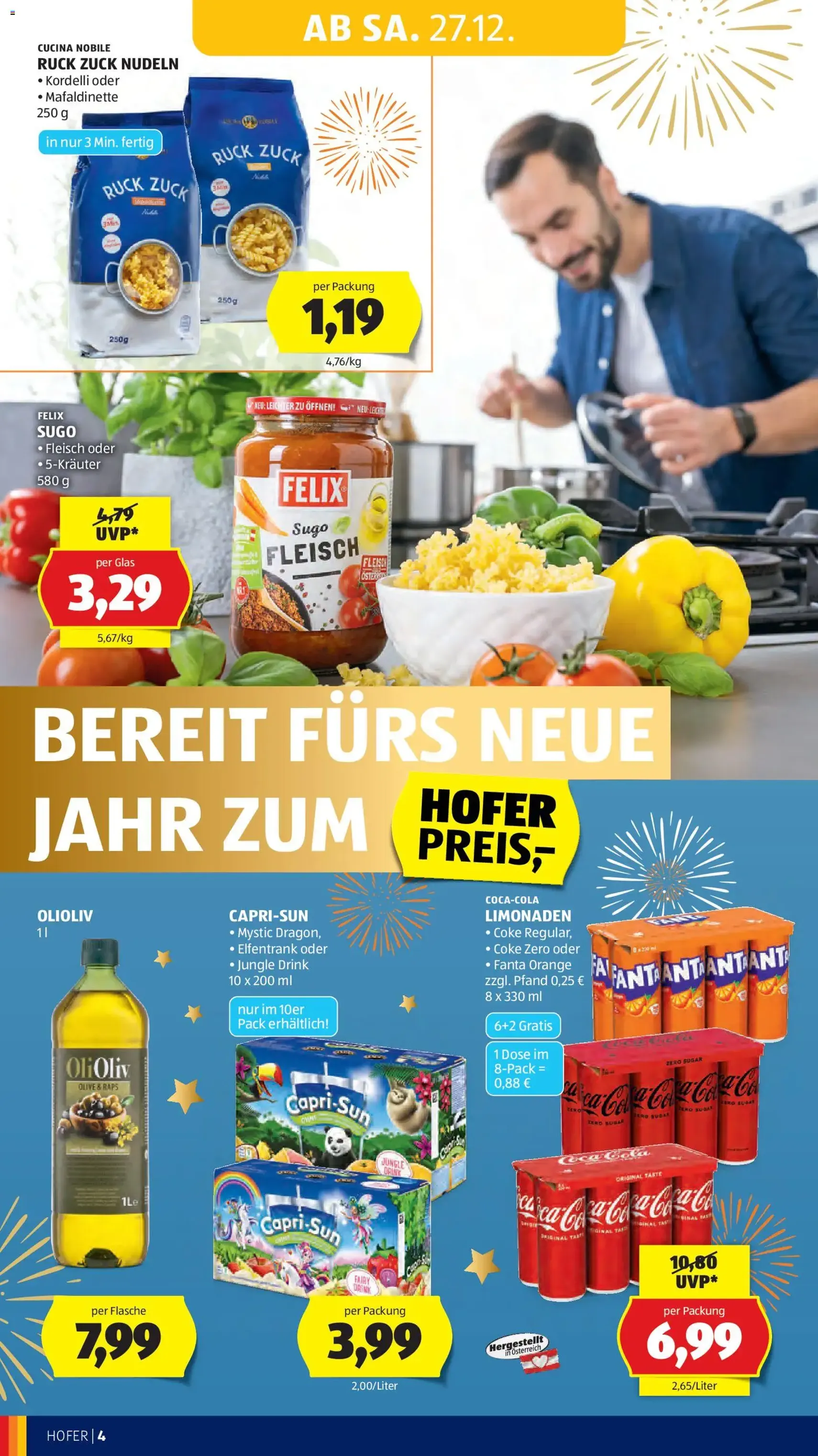 Hofer Flugblatt - Gültiger Prospekt ab 22.12.2025, Seite 6 von insgesamt 29