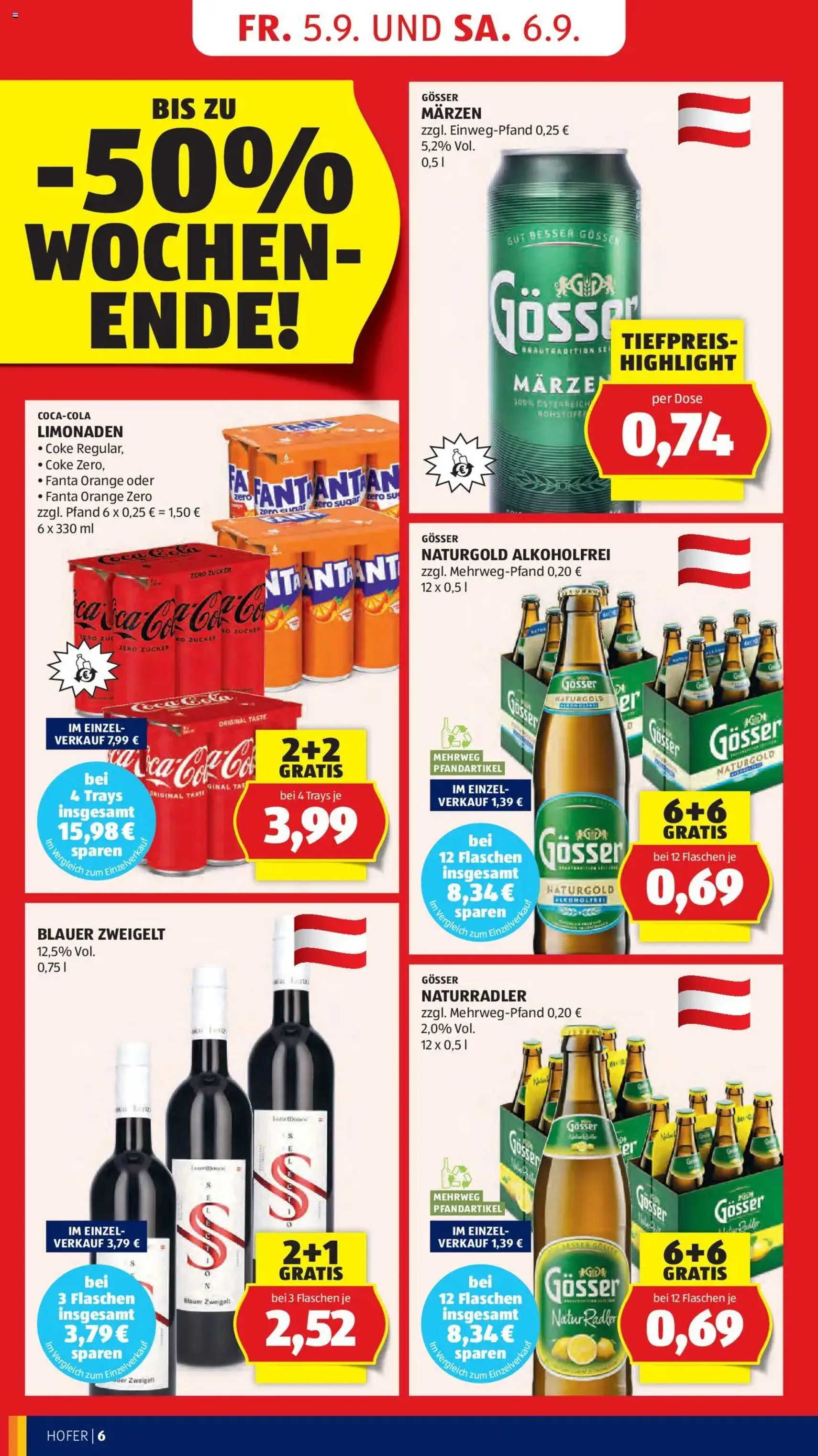 Hofer Flugblatt - Gültiger Prospekt ab 05.09.2025, Seite 8 von insgesamt 45 Hofer Flugblatt - Gültiger Prospekt ab 05.09.2025, Seite 8 von insgesamt 45