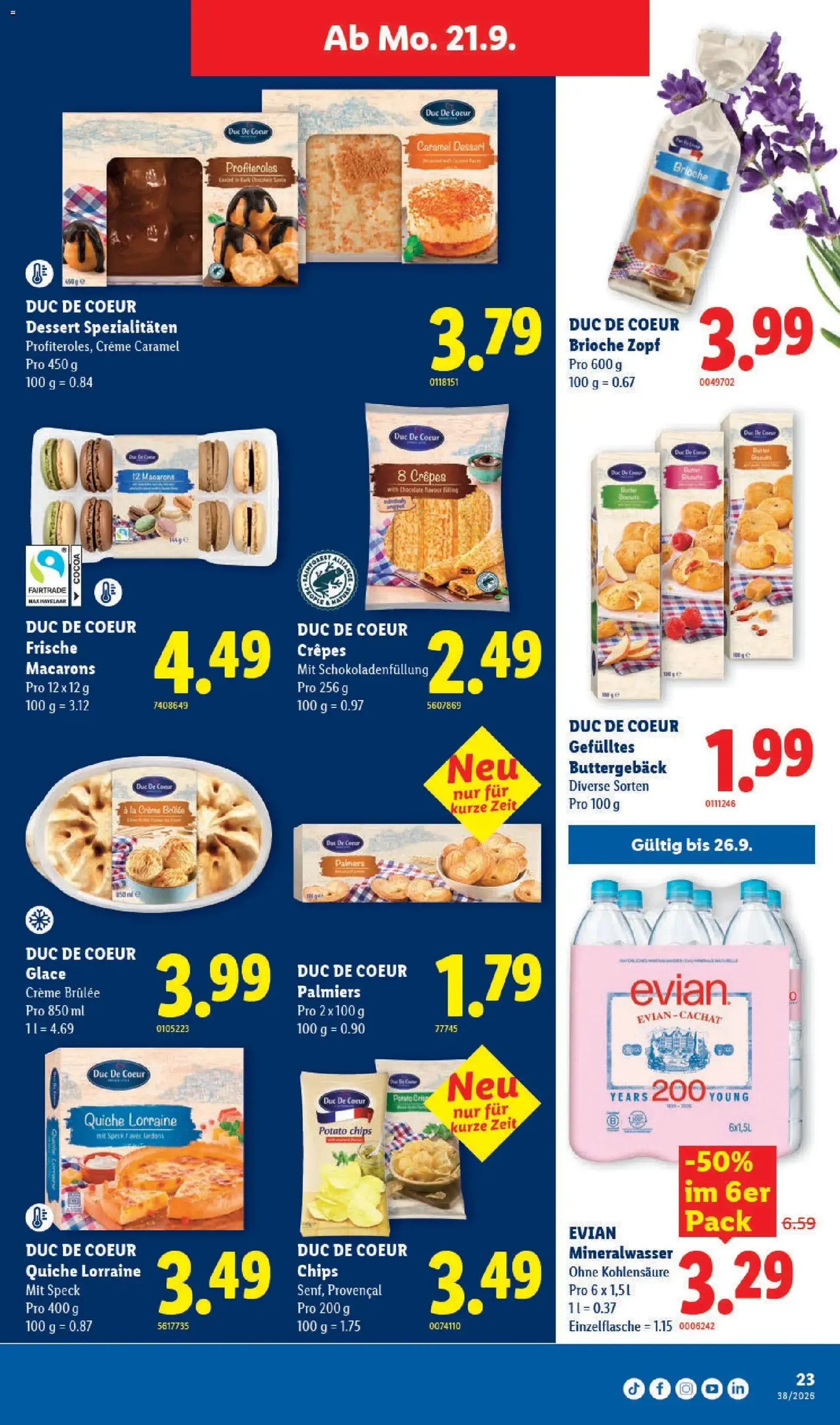 Lidl aktionen - Gültiger Prospekt ab 17.09.2026, Seite 23 von insgesamt 32