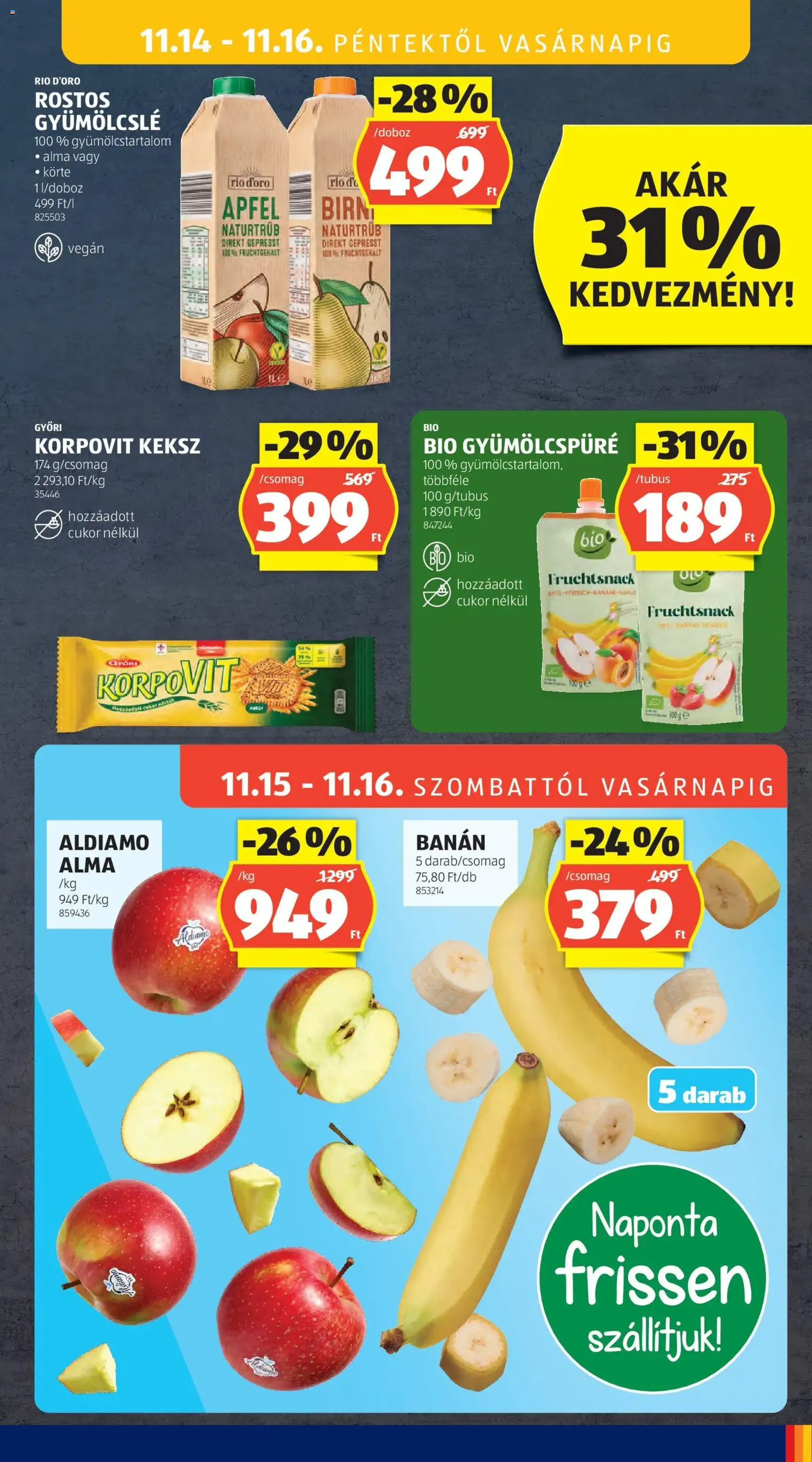 Aldi Akciós újság - 2025.11.13. érvényes szórólap 37 oldal 59 oldalból