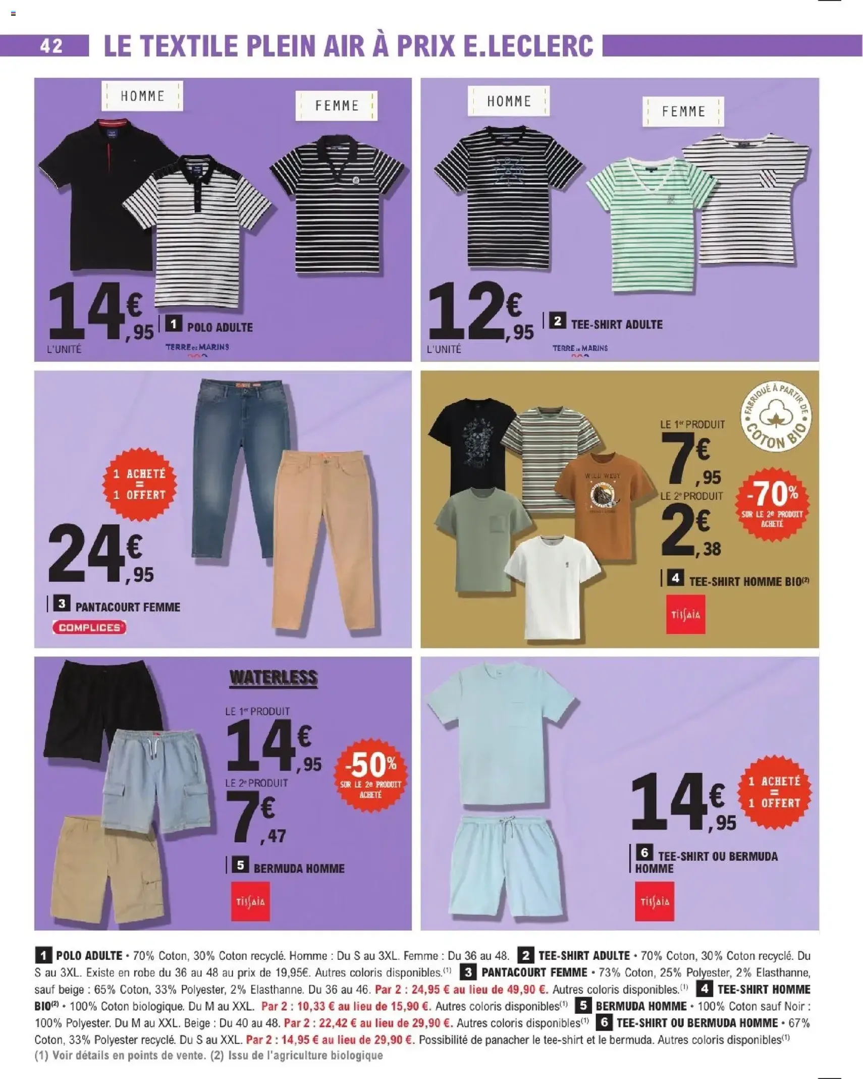 E.Leclerc catalogue de la semaine 16 - brochure valable à partir du 14/04/2026, page 42 sur 56