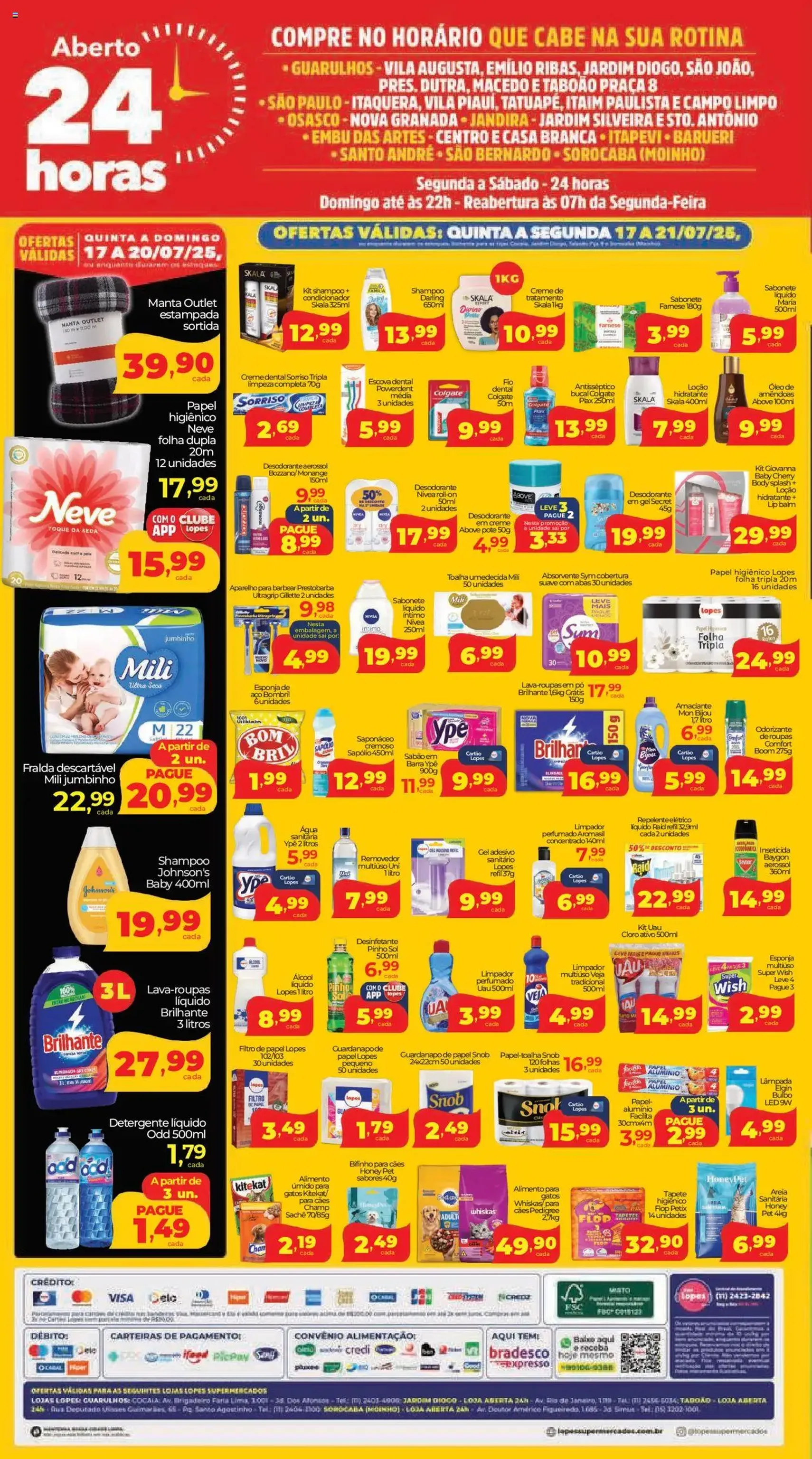 Lopes Supermercados - Ofertas da semana - folheto válido a partir de 17/07/2025 página 4 de 4