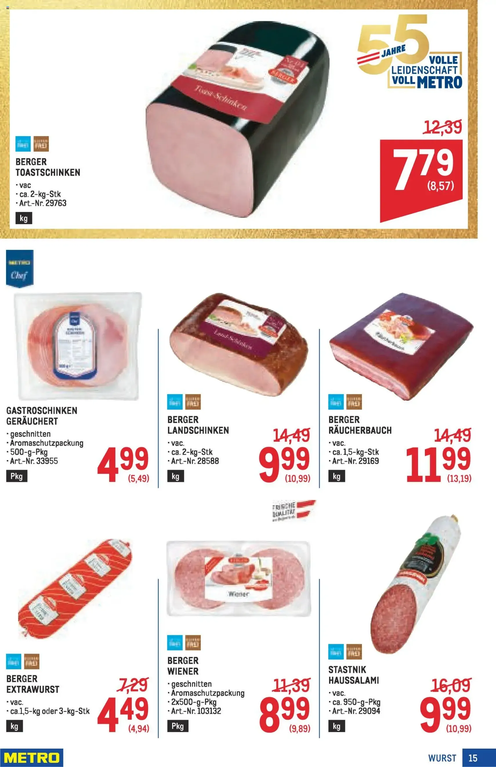 Metro angebote Profi - Gültiger Prospekt ab 05.03.2026, Seite 15 von insgesamt 72