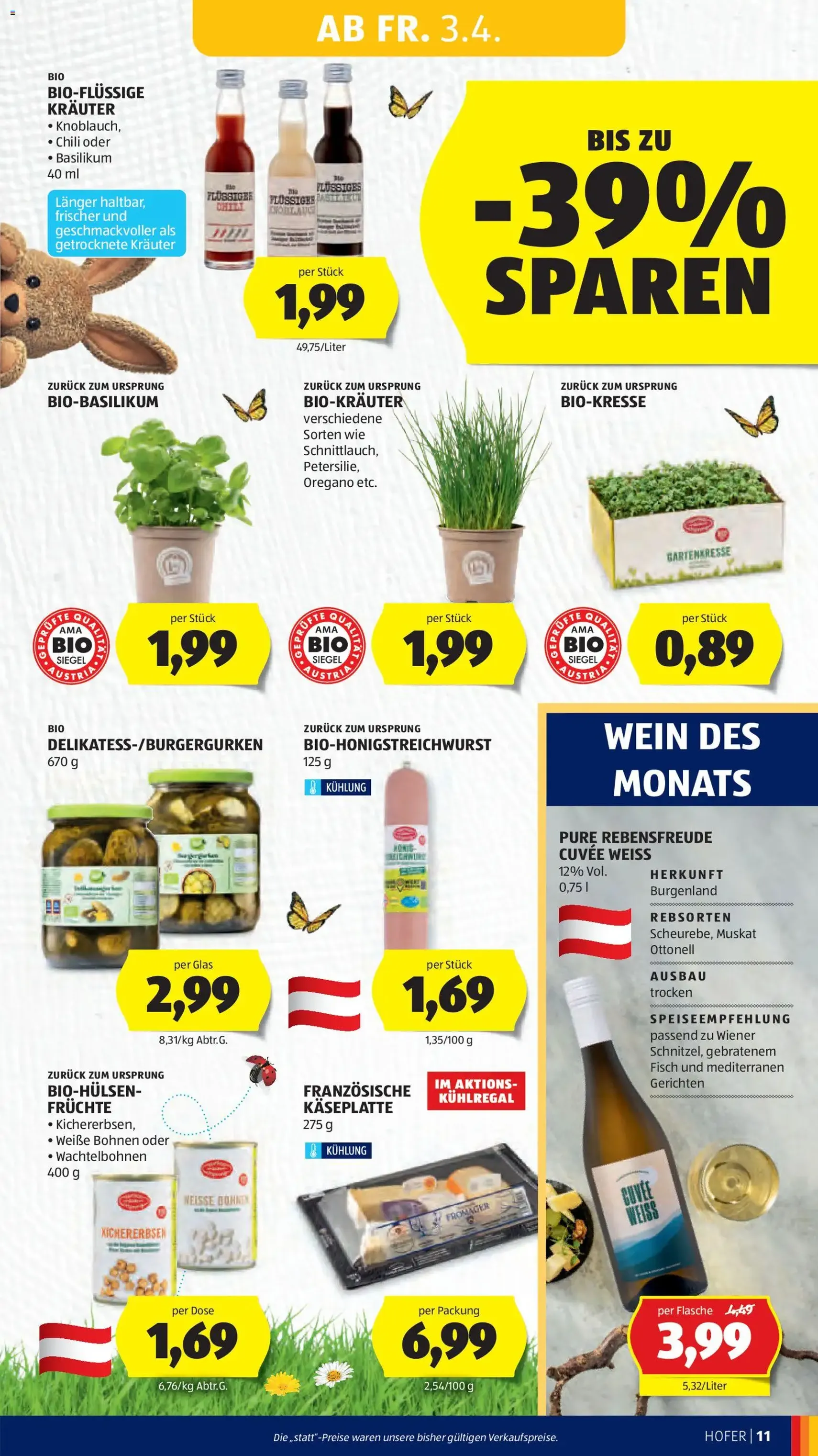 Hofer Flugblatt - Gültiger Prospekt ab 01.04.2026, Seite 13 von insgesamt 41