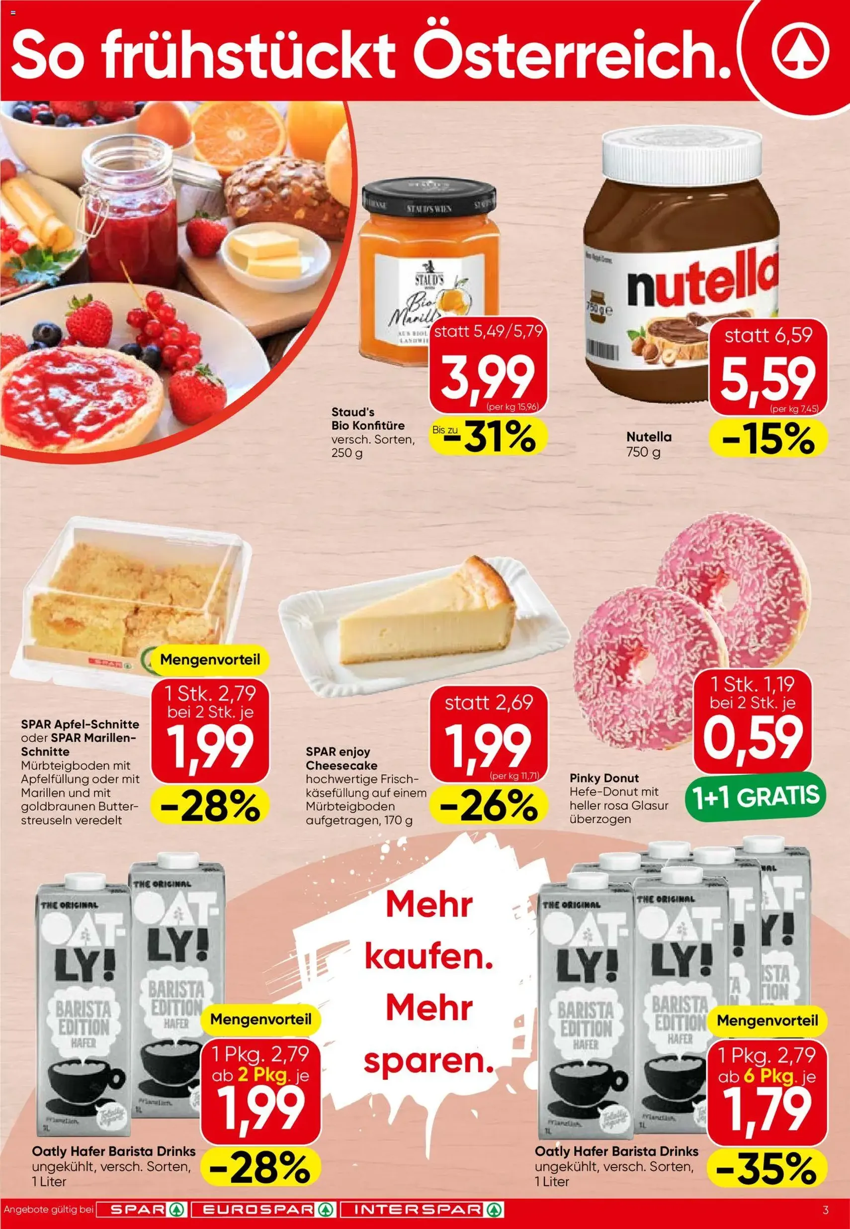 Spar - Flugblatt - Gültiger Prospekt ab 27.08.2026, Seite 3 von insgesamt 20