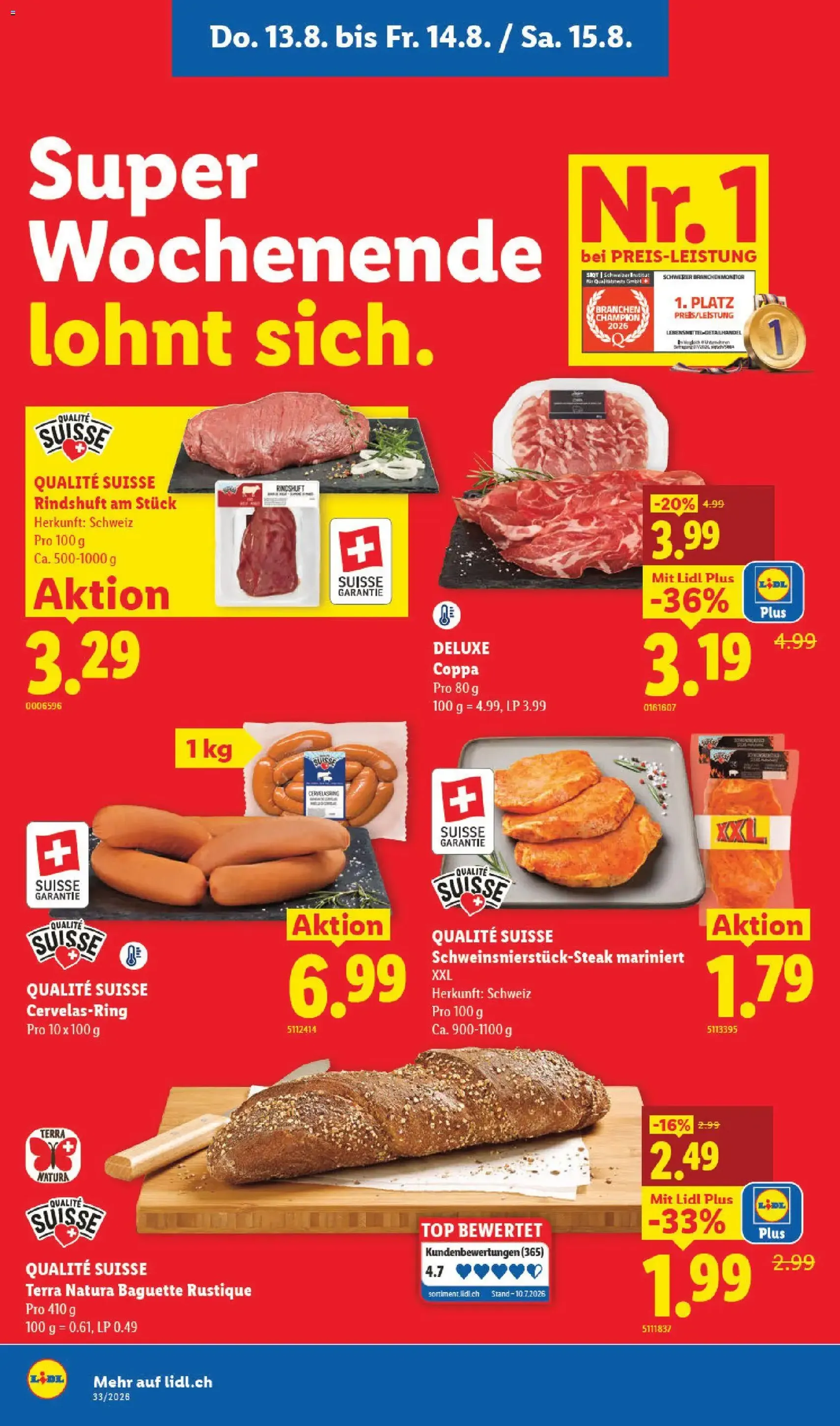 Lidl aktionen - Gültiger Prospekt ab 13.08.2026, Seite 6 von insgesamt 36